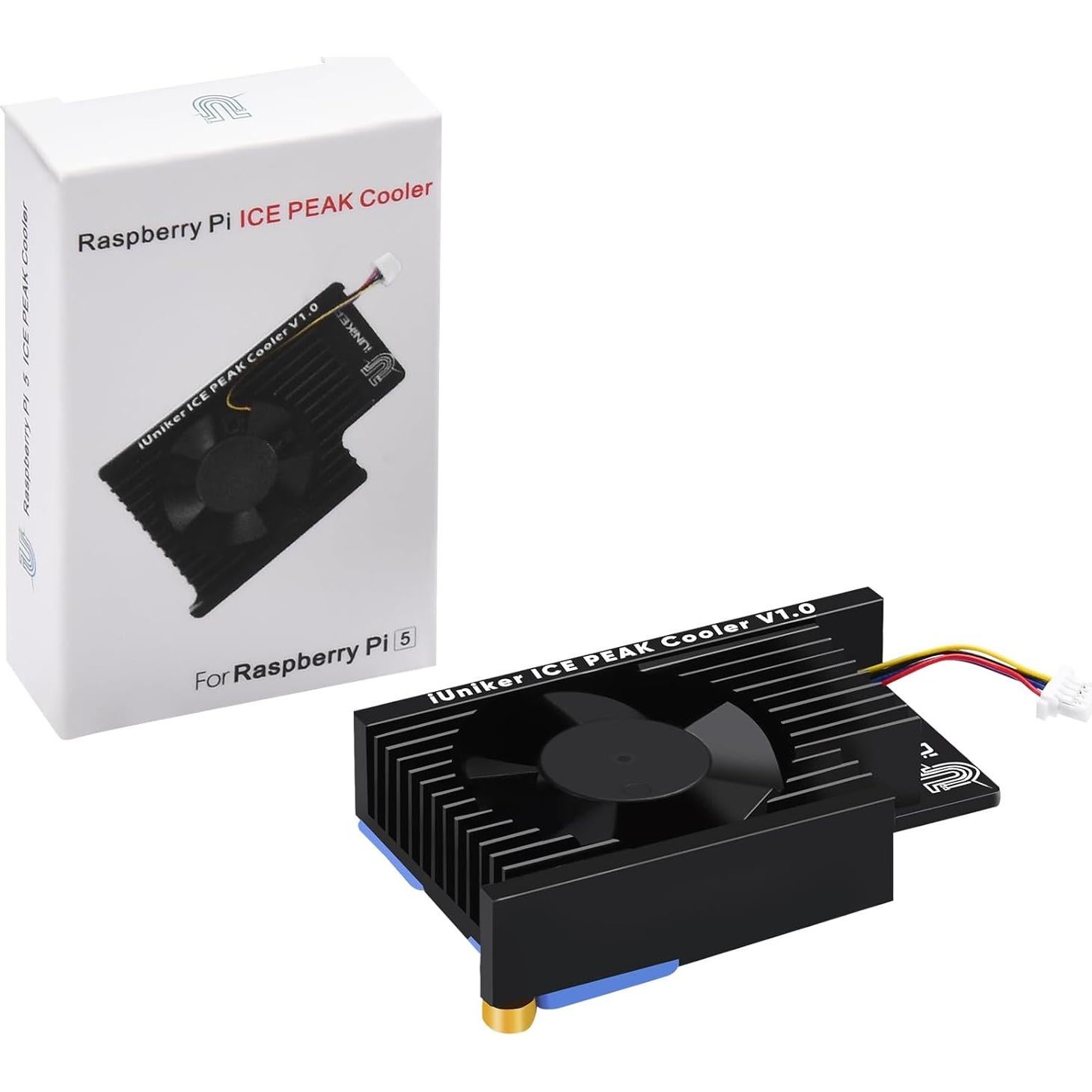 Enfriador Activo Ultra Silencioso iUniker para Raspberry Pi 5