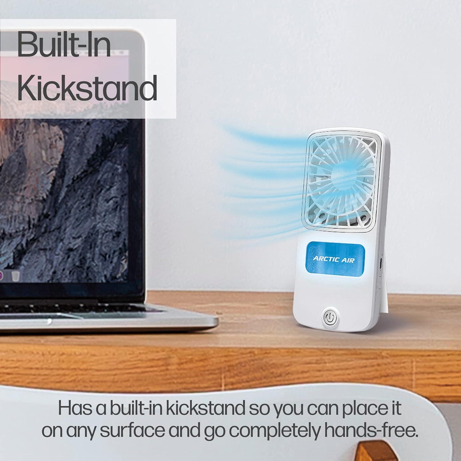 Ventilador Portátil Arctic Air Pocket Chill, 3 Velocidades, Recargable