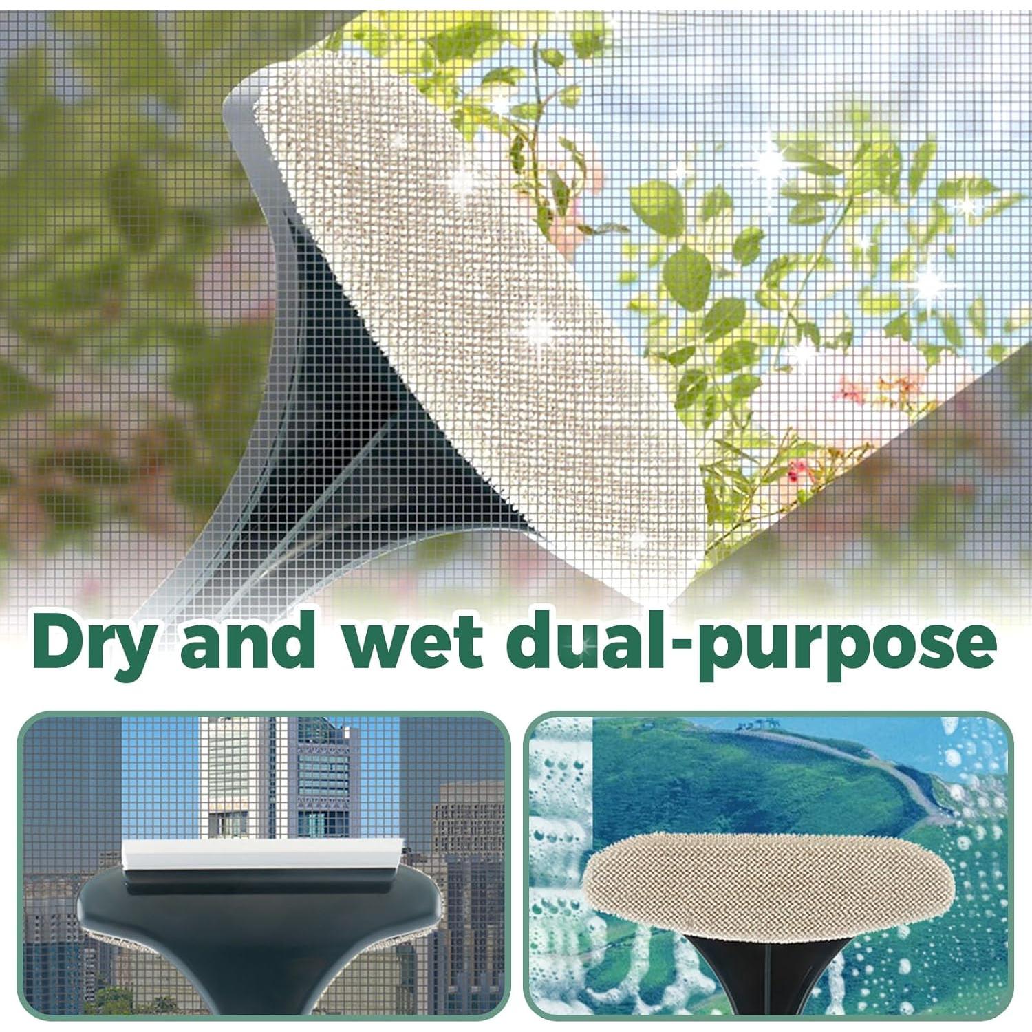 Limpiador de Pantallas de Malla OEKYTOY 2 en 1 Blanco 21cm