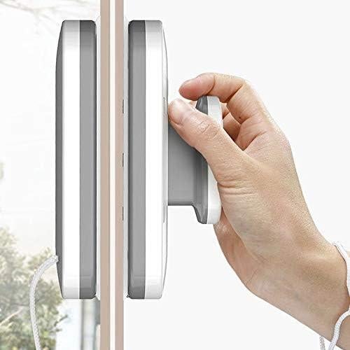 Window Cleaner, Adjustable Magnetic Double Side Window Glass Wiper Glider Washing Brush Equipment Home Use Cleaning Brush Wiper Tool for High Rise and Car Glazed Windows, 5.9x3.9in