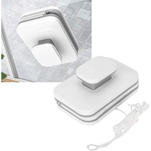 Window Cleaner, Adjustable Magnetic Double Side Window Glass Wiper Glider Washing Brush Equipment Home Use Cleaning Brush Wiper Tool for High Rise and Car Glazed Windows, 5.9x3.9in