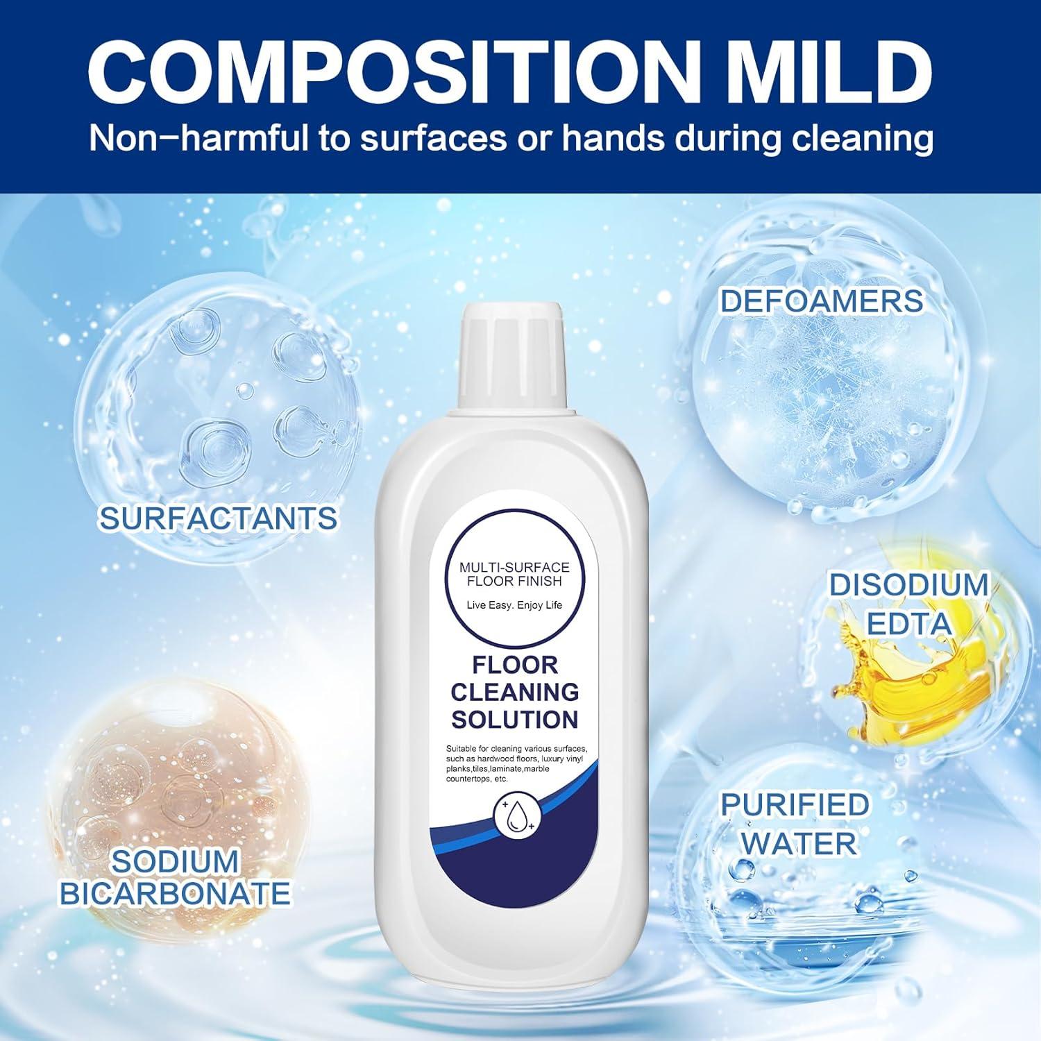 Limpiador Multi-Superficie YHOVID para Aspiradoras Tineco/Roborock - 4 Botellas