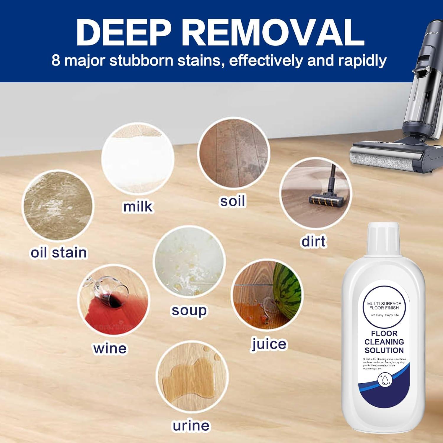 Limpiador Multi-Superficie YHOVID para Aspiradoras Tineco/Roborock - 4 Botellas