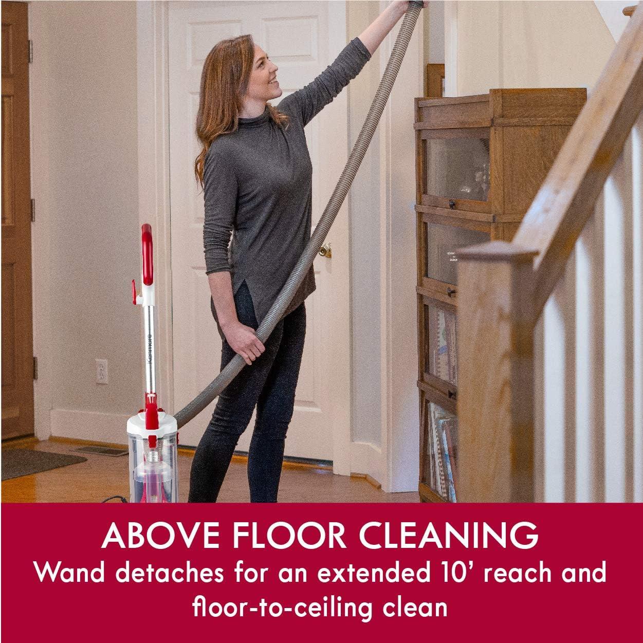 Aspiradora Vertical Sin Bolsa Kenmore DU2015 6.35kg HEPA Rojo