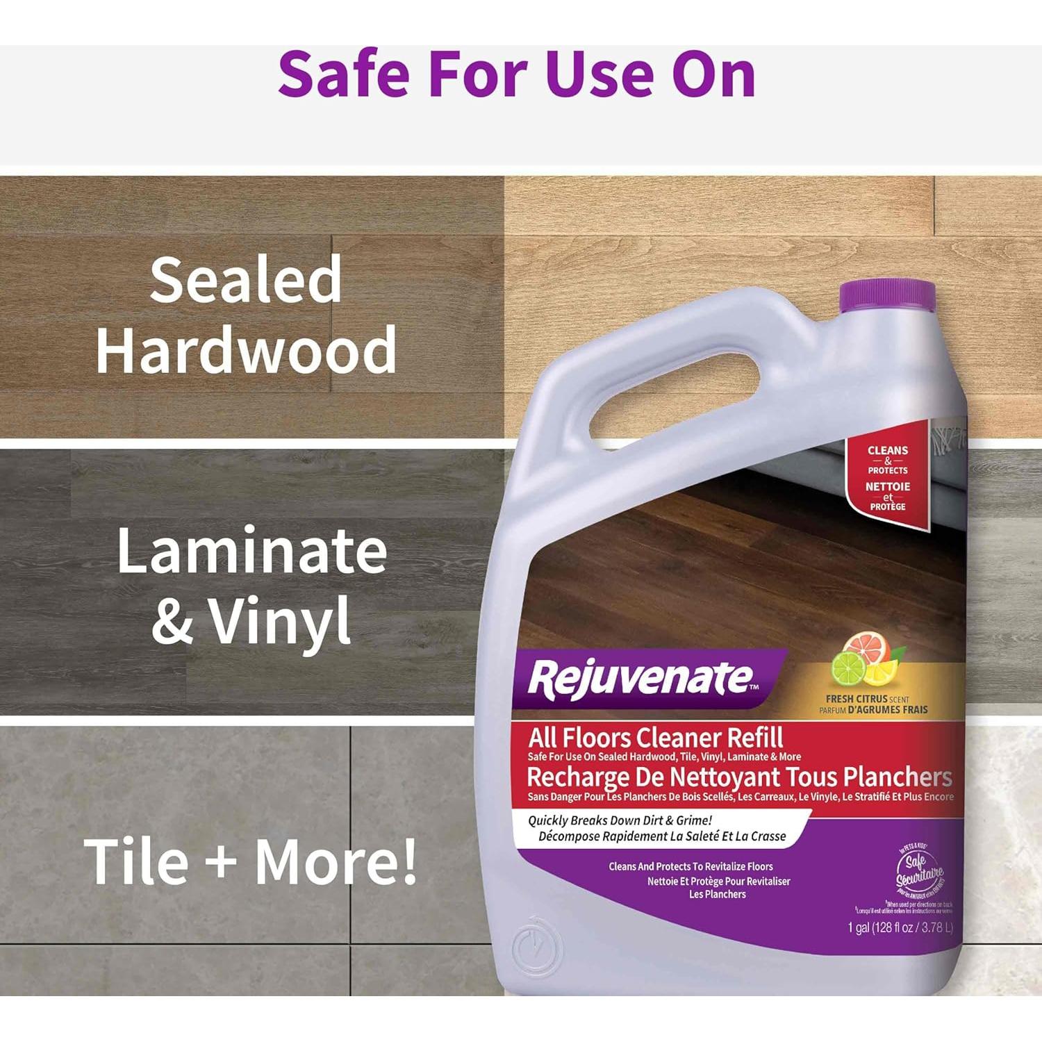 Limpiador para Todos los Pisos Rejuvenate 3.78L Aroma Cítricos