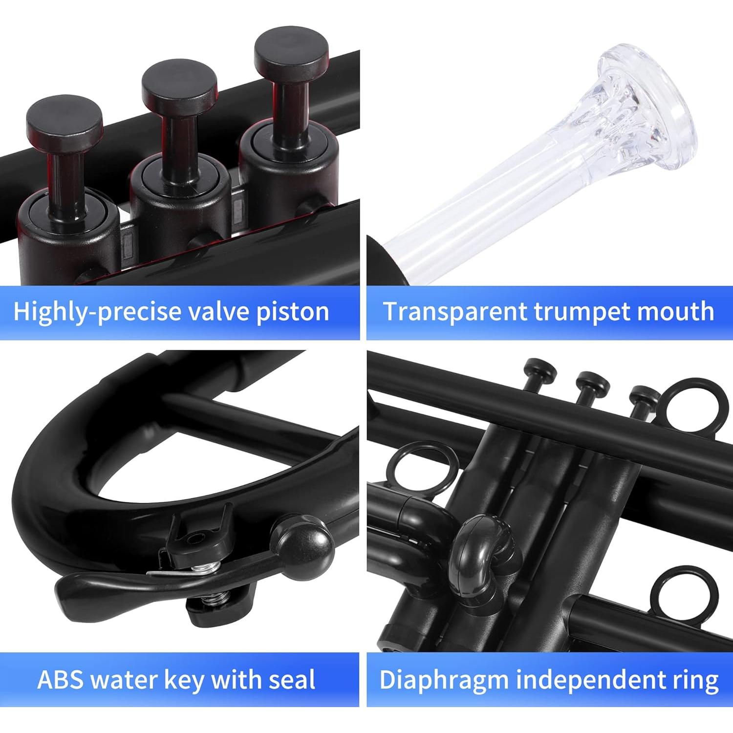 Trompeta Bb PAMPET Profesional Estándar para Estudiantes