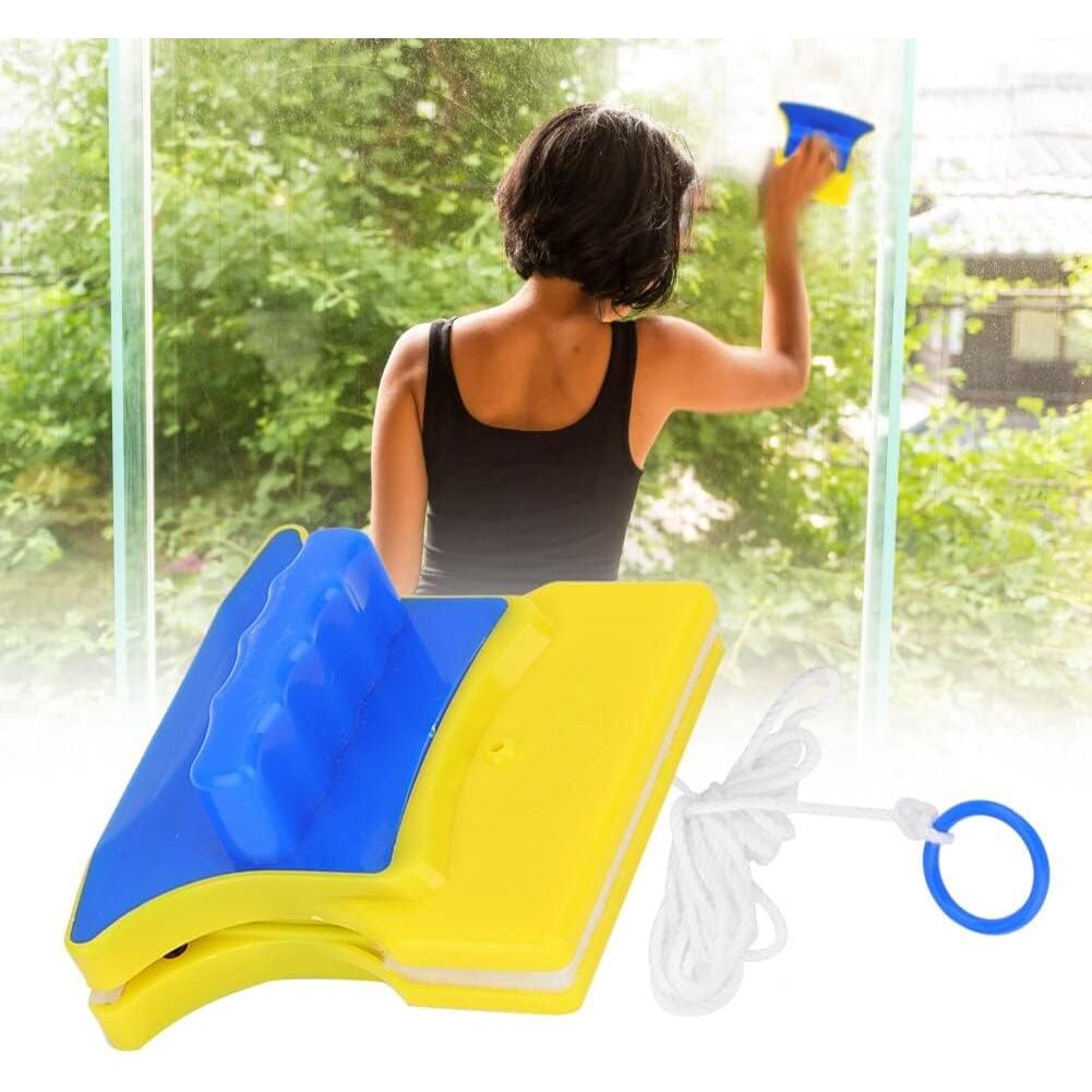 Double Sided Magnetic Window Cleaner Window Glass Wiper Cleaning Tool Magnetic Glider Washing Brush Equipment for High- Rise Single Glazed