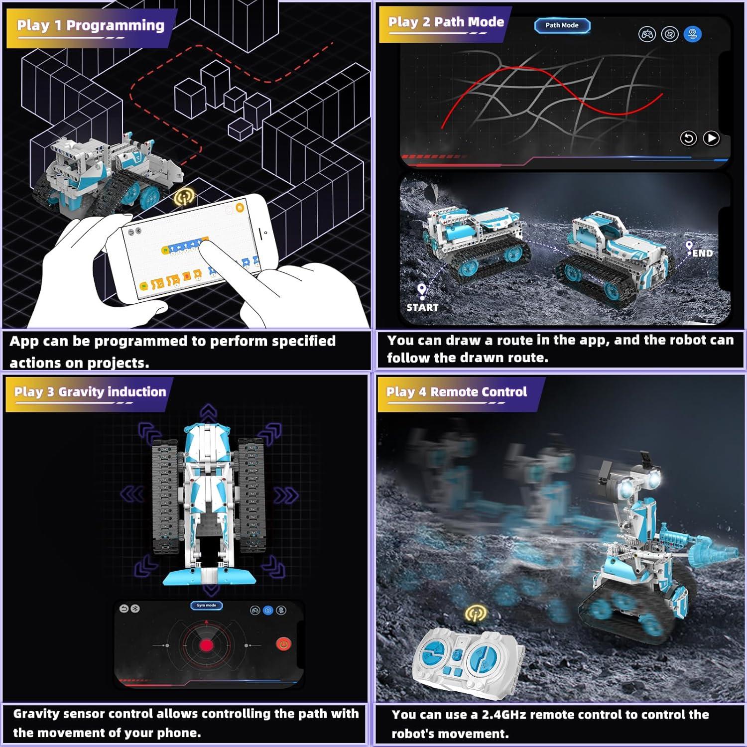 Robot STEM Suplanet 5 en 1 Control Remoto Programable 1,02 kg