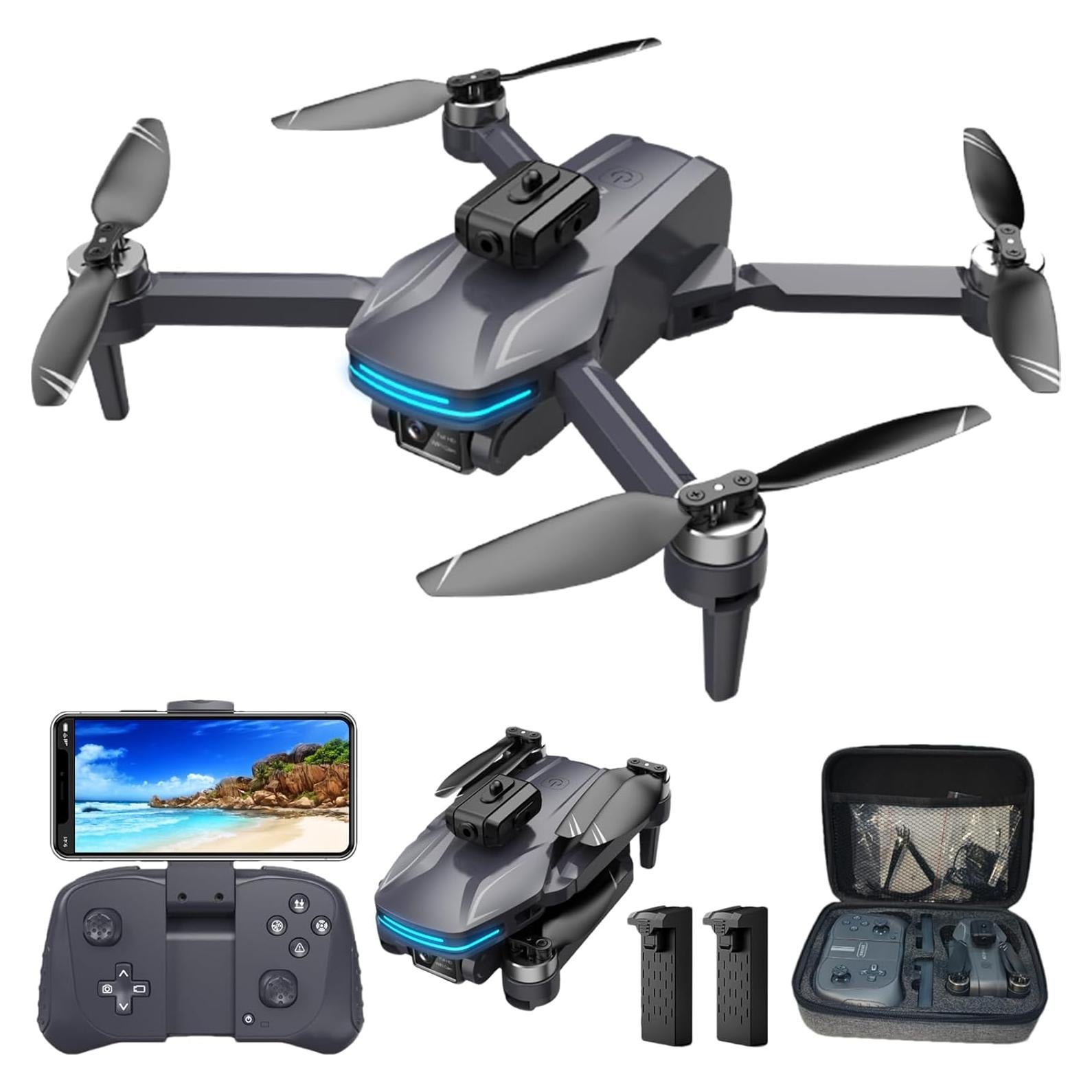 Drone FPV Oike S101S 1080P con Cámara y Estuche Plegable