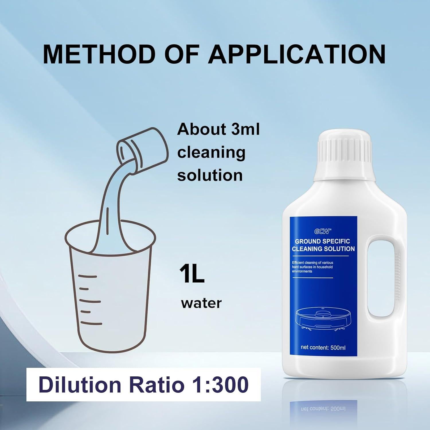 Limpiador de Pisos GCW 500ml Aroma Original Compatible Dreame