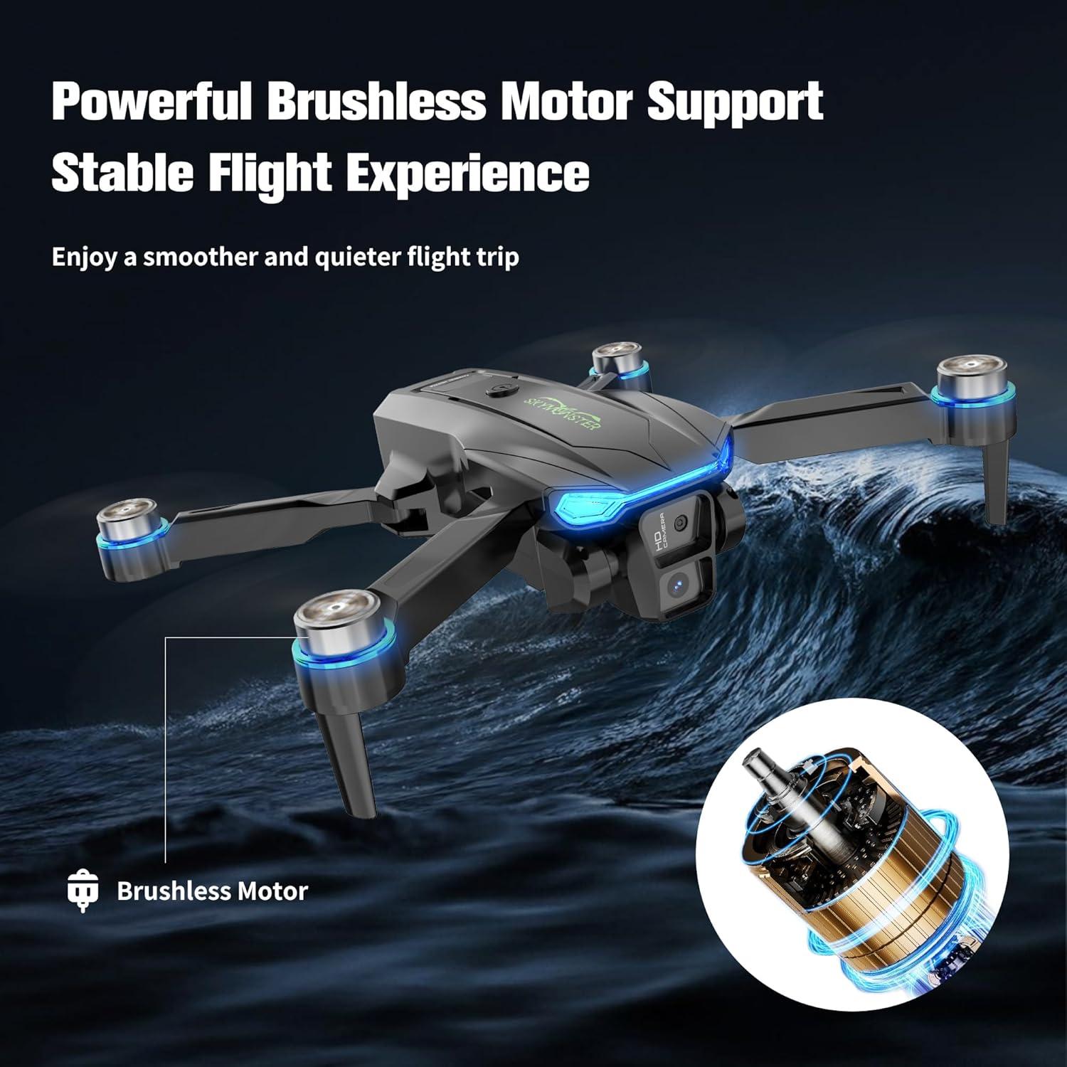 Dron Quadcopter Plegable SKYMONSTER Falcon 1 1080P HD