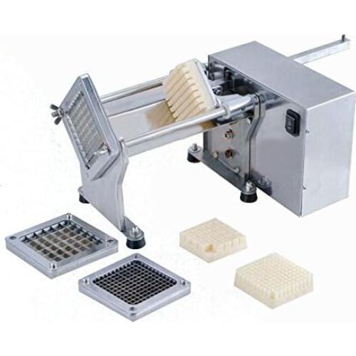 Cortadora de Papas Francesas Eléctrica BNDHKR 3 Cuchillas Acero Inoxidable