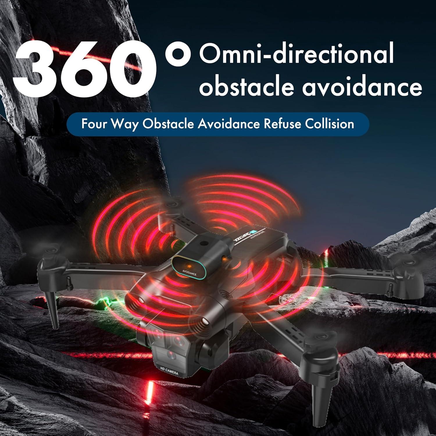 Dron Plegable TIMEONIA C12 con Cámara 1080p y Control App