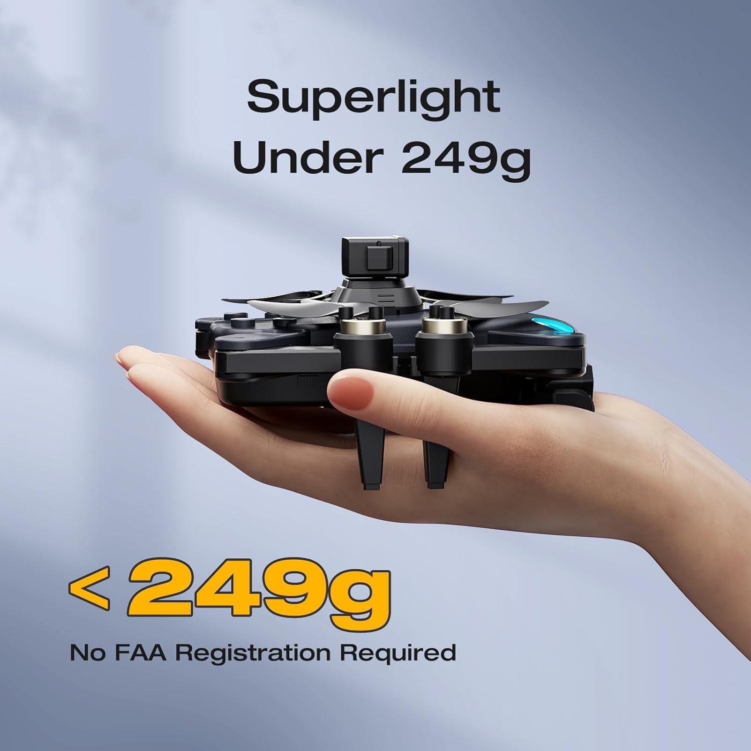 Dron GPS KUPPICEEDE con cámara dual 4K y 46 min vuelo