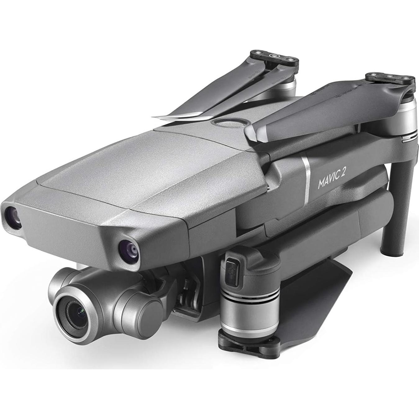 DJI Mavic 2 Zoom - Drone Quadcopter UAV with Smart Controller Optical Zoom Camera 3-Axis Gimbal 4K Video UAV 12MP 1/2.3" CMOS Sensor, up to 48mph, Gray