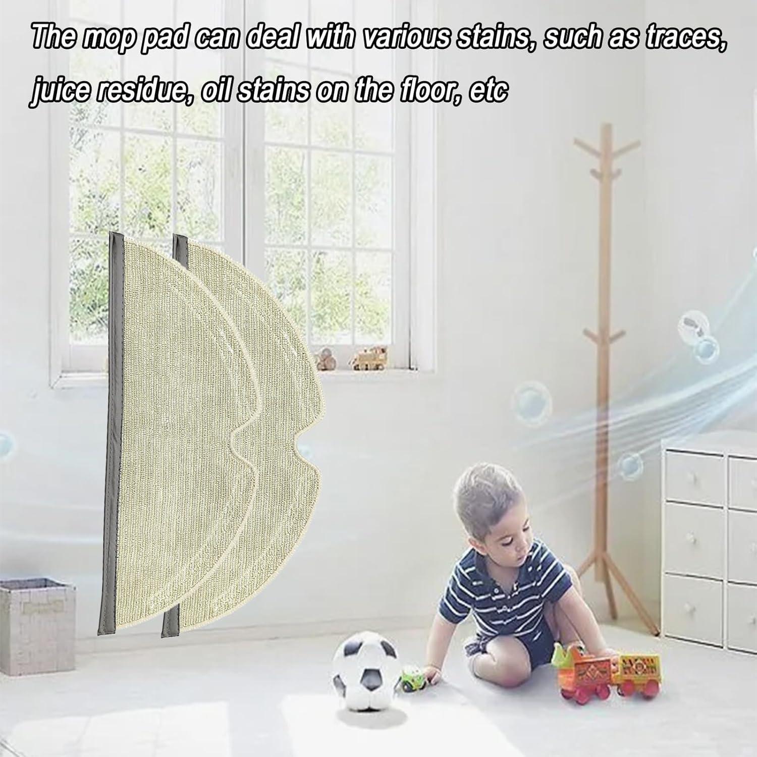 Pad de Mopa Reutilizable Frexusuent para Roborock Q5 Q7 S5 S6