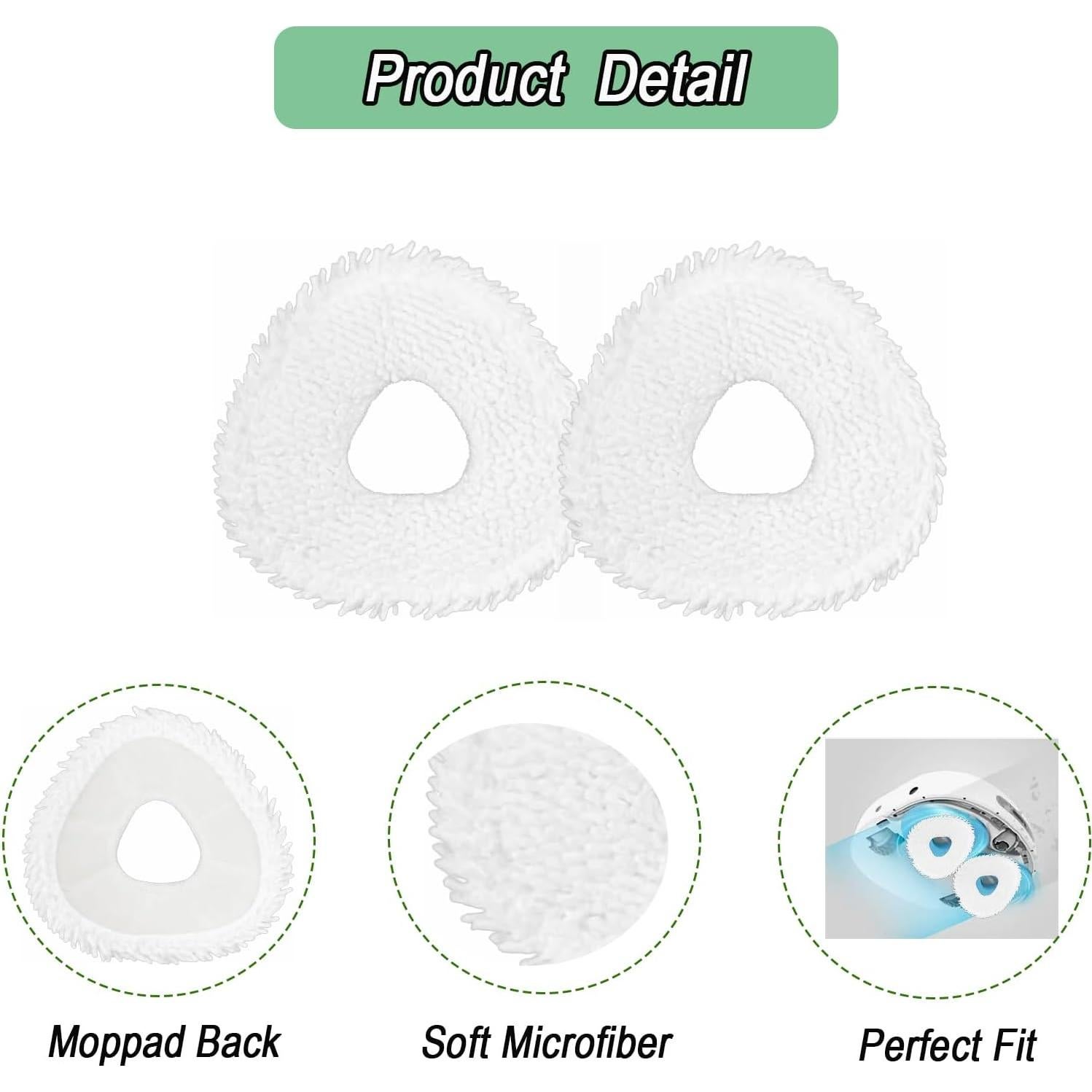 6 Almohadillas de Reemplazo Frexusuent para Aspiradora Robot