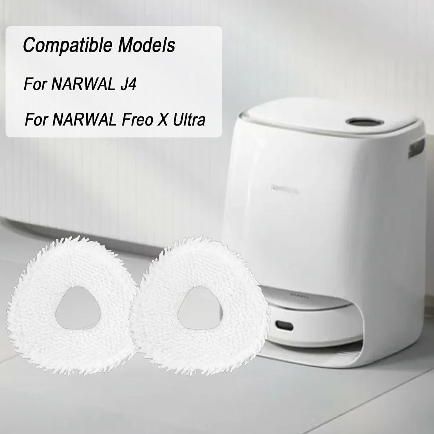 6 Almohadillas de Reemplazo Frexusuent para Aspiradora Robot