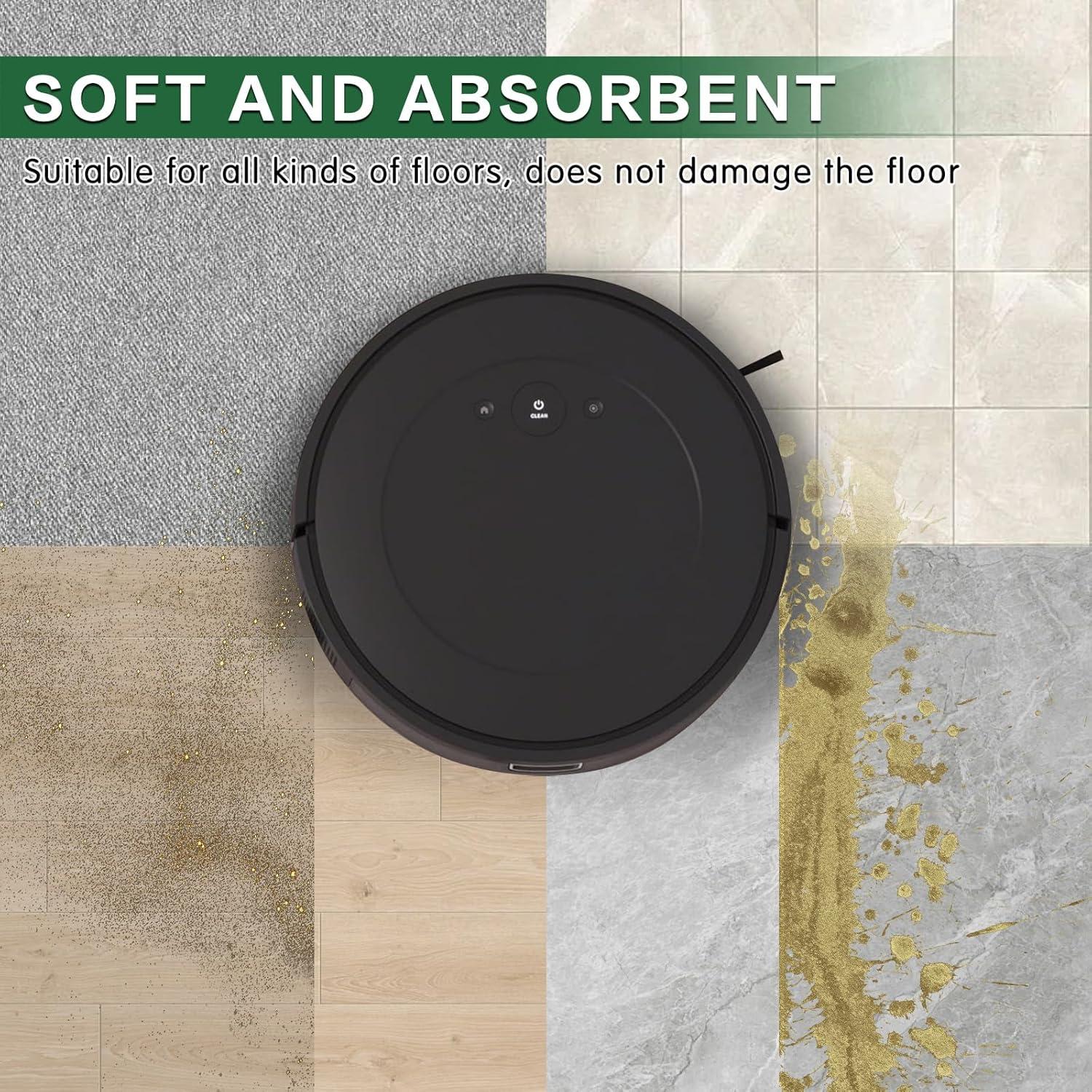 Paquete de 6 Paños de Mopa Microfibra VIEWALL para iRobot Roomba