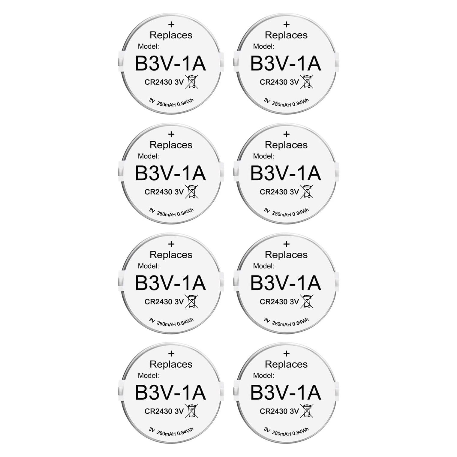 Baterías Litio Abeden B3V 1A para Collares MS-4 y MS-5