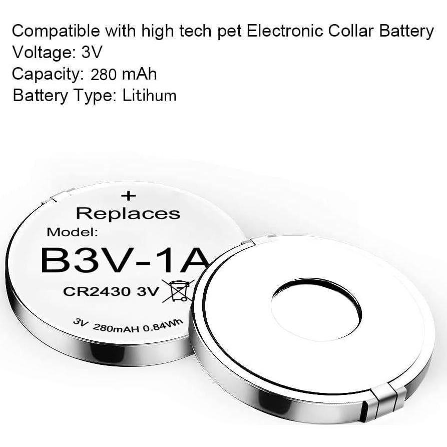 Baterías Litio Abeden B3V 1A para Collares MS-4 y MS-5