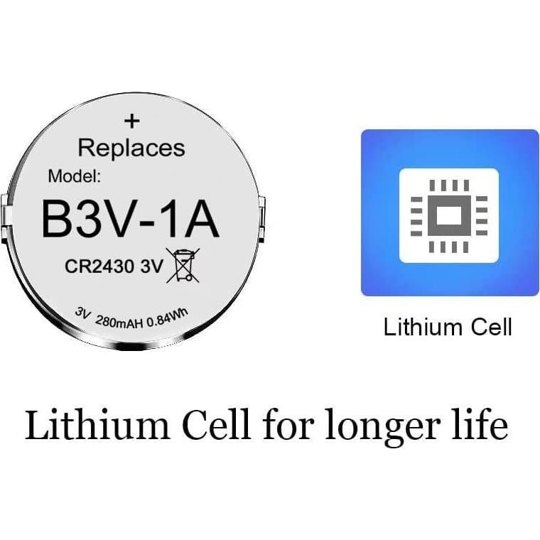 Baterías Litio Abeden B3V 1A para Collares MS-4 y MS-5