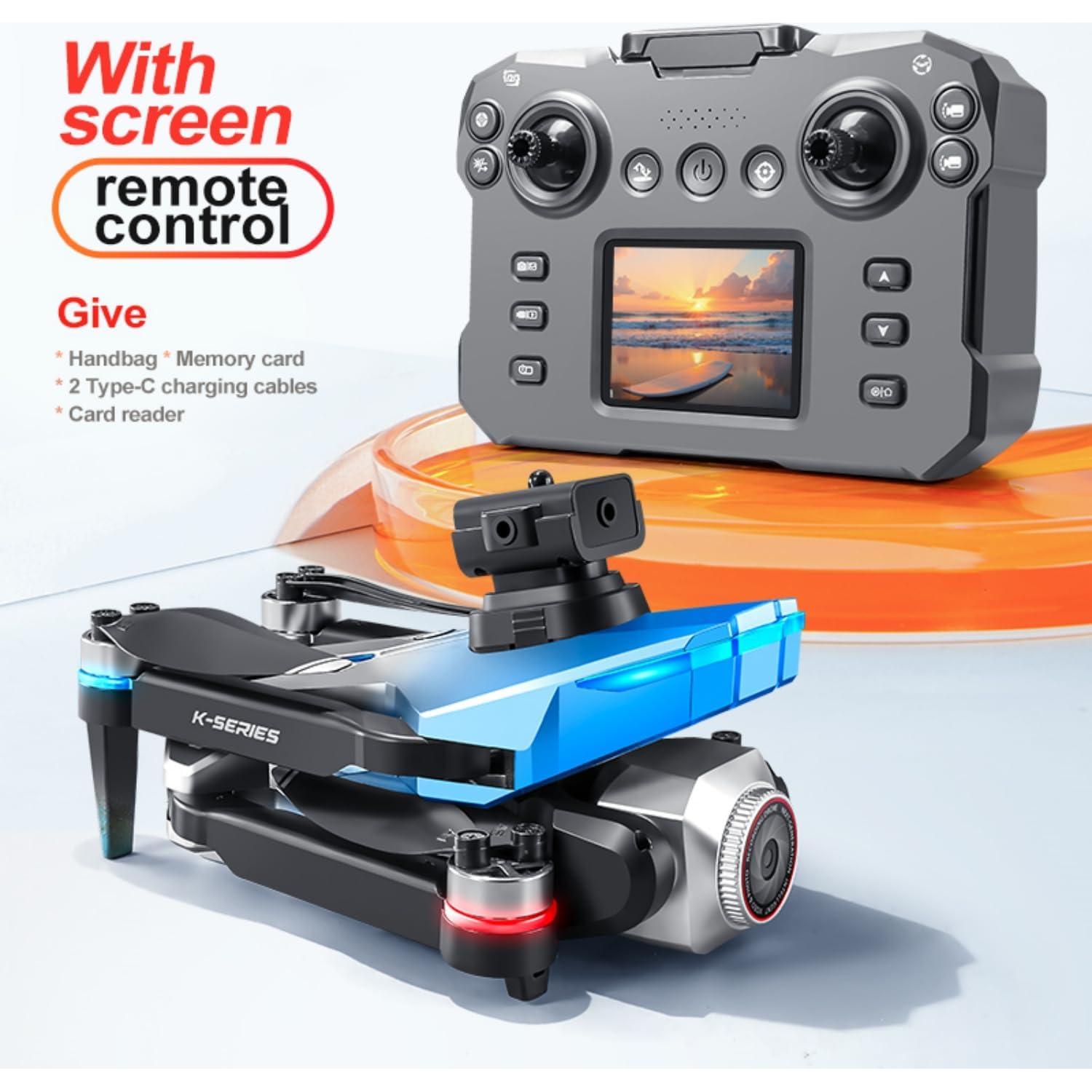 Drone EcuFlyAi K16MAX con Pantalla y Doble Cámara 720p