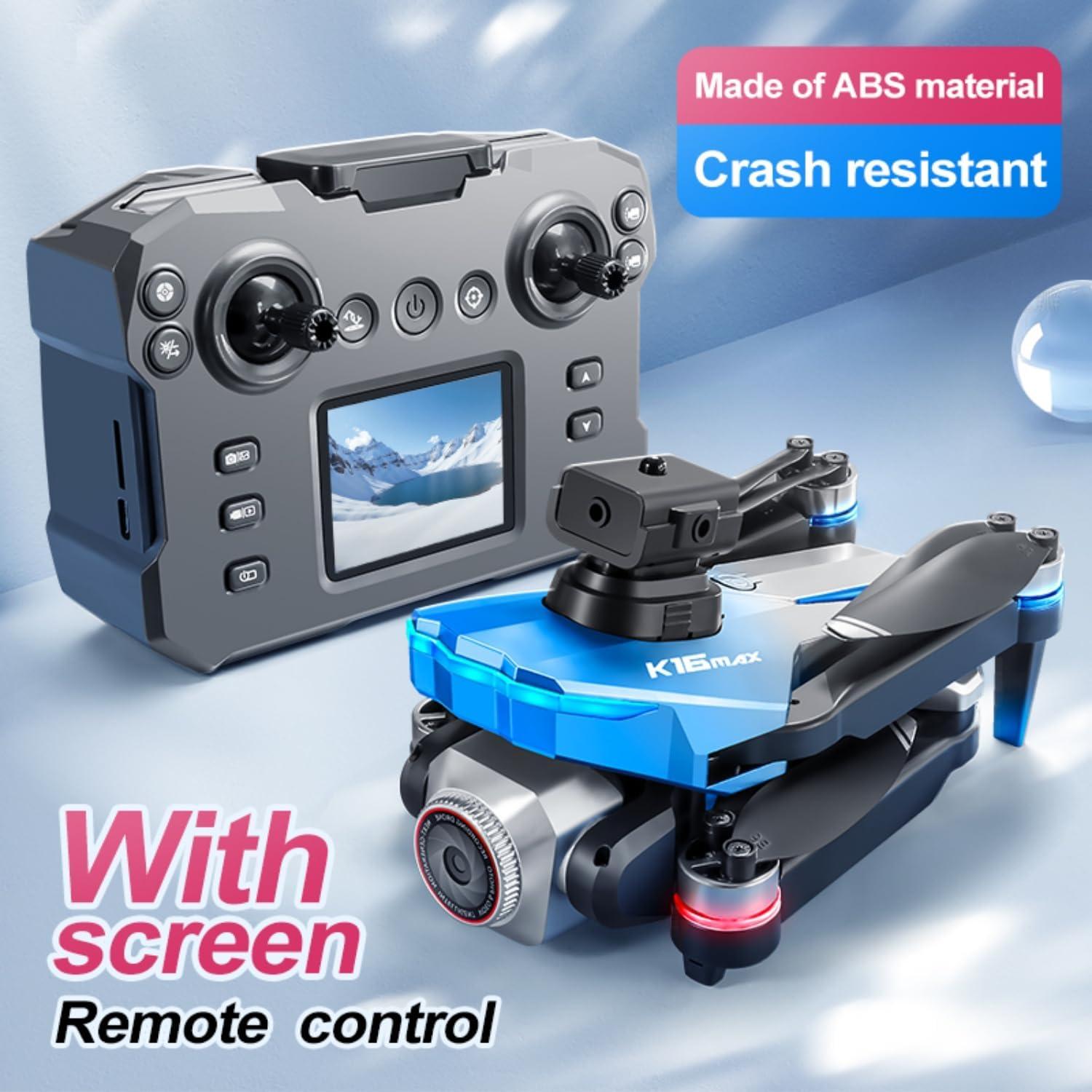 Drone EcuFlyAi K16MAX con Pantalla y Doble Cámara 720p