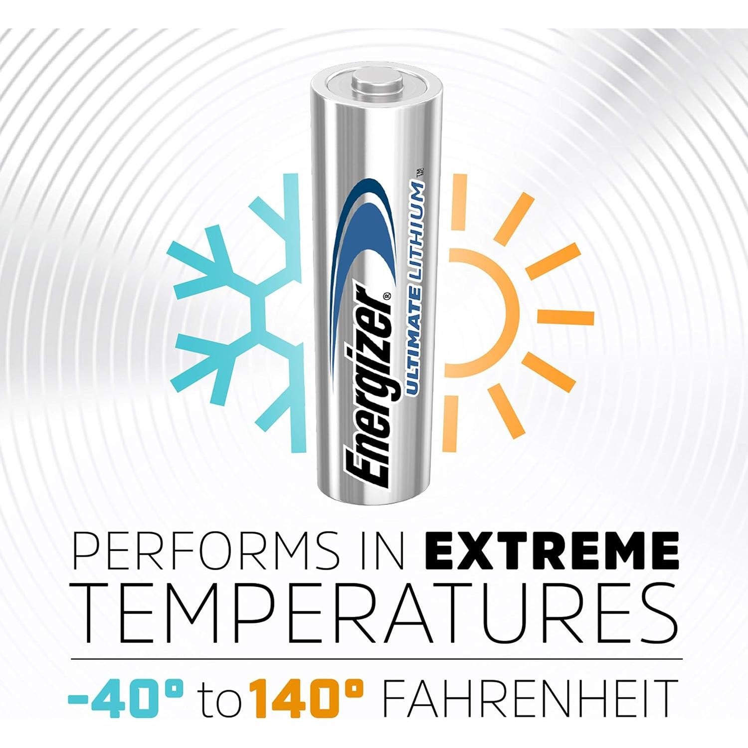 Baterías AA Energizer Ultimate Litio 4 Piezas Duraderas