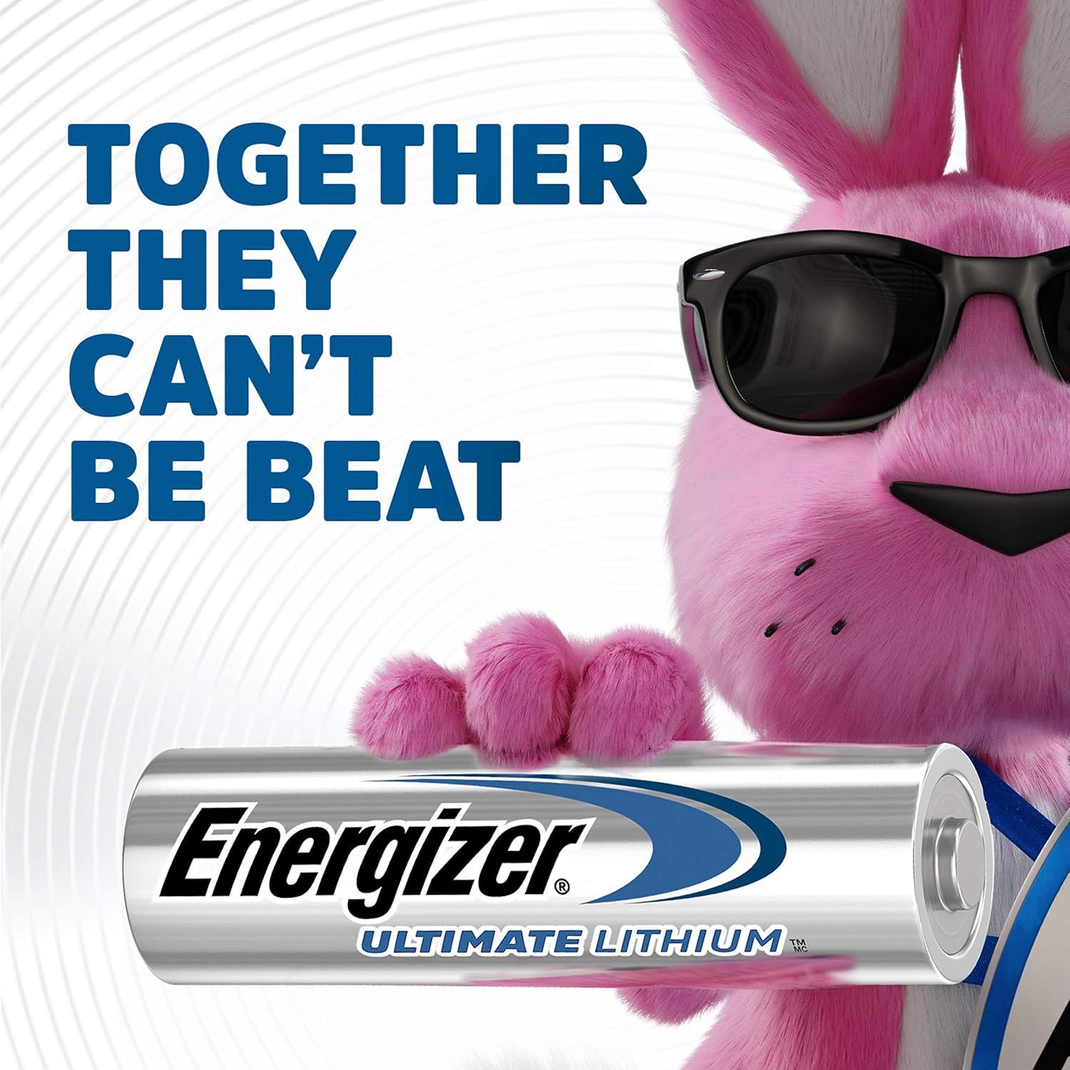 Baterías AA Energizer Ultimate Litio 4 Piezas Duraderas