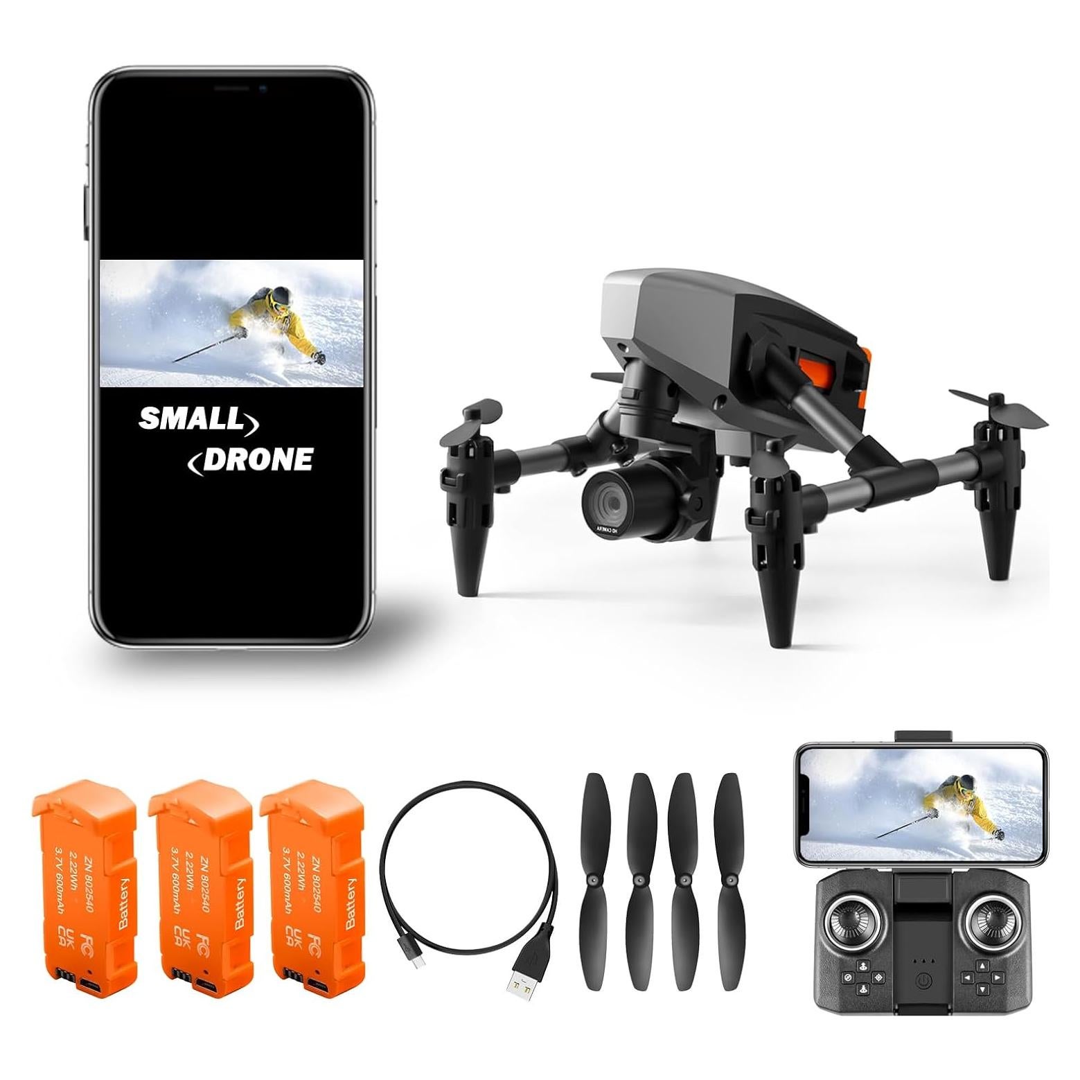 Dron Plegable Mcokoe XD1 con Doble Cámara 1080P HD