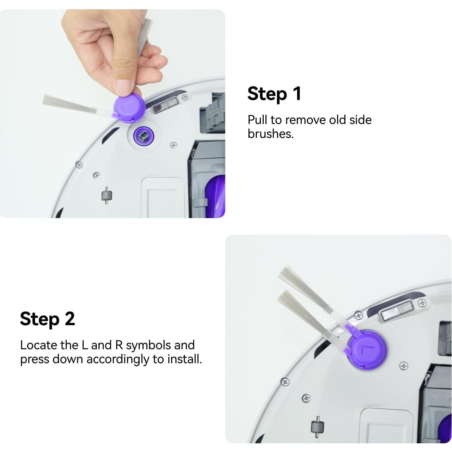 Cepillo Lateral Desenredante Narwal para Freo Z10 y Pro