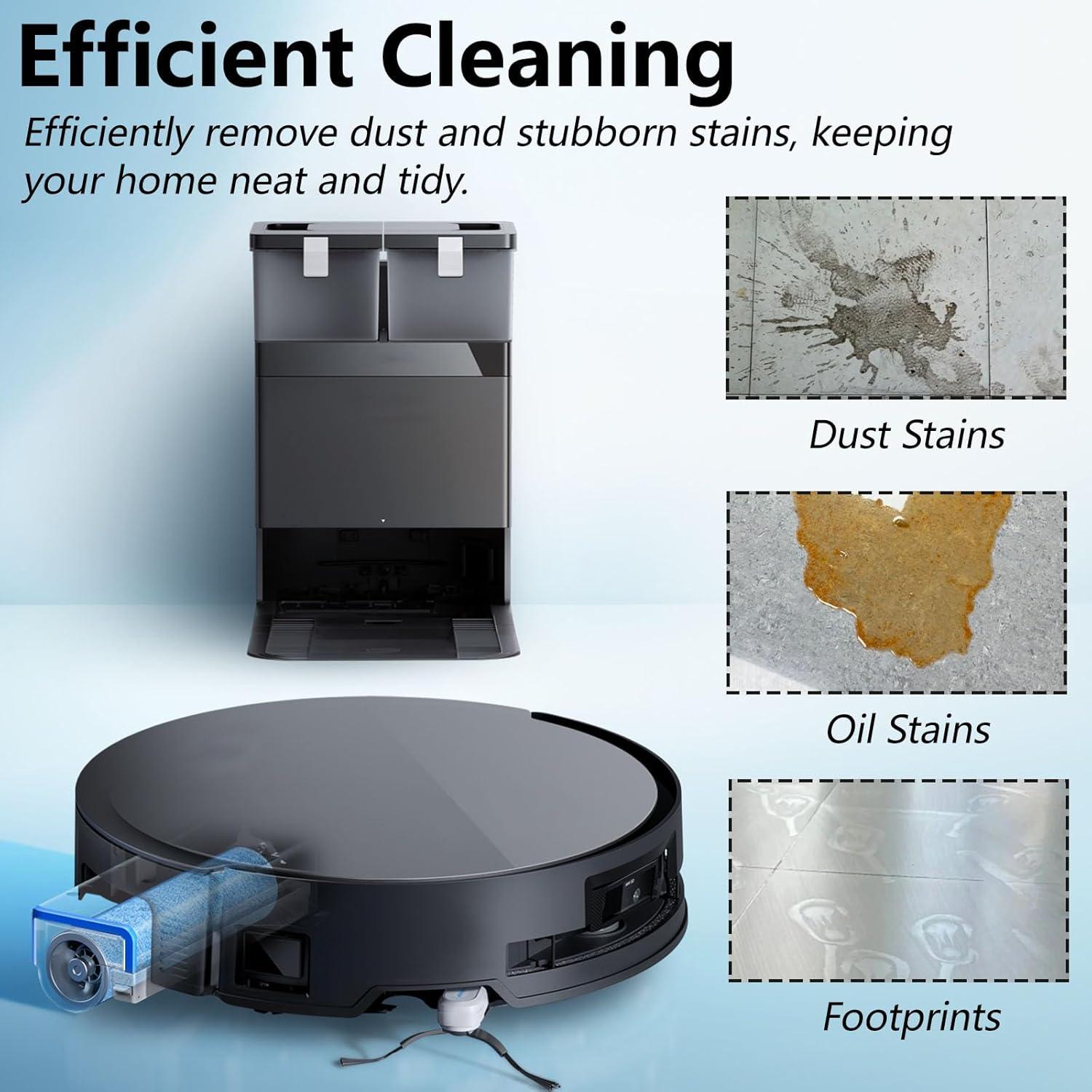 Pad de Mopa Rodante Frexusuent para Aspiradora Robot Ecovacs Deebot X8 Pro Omni