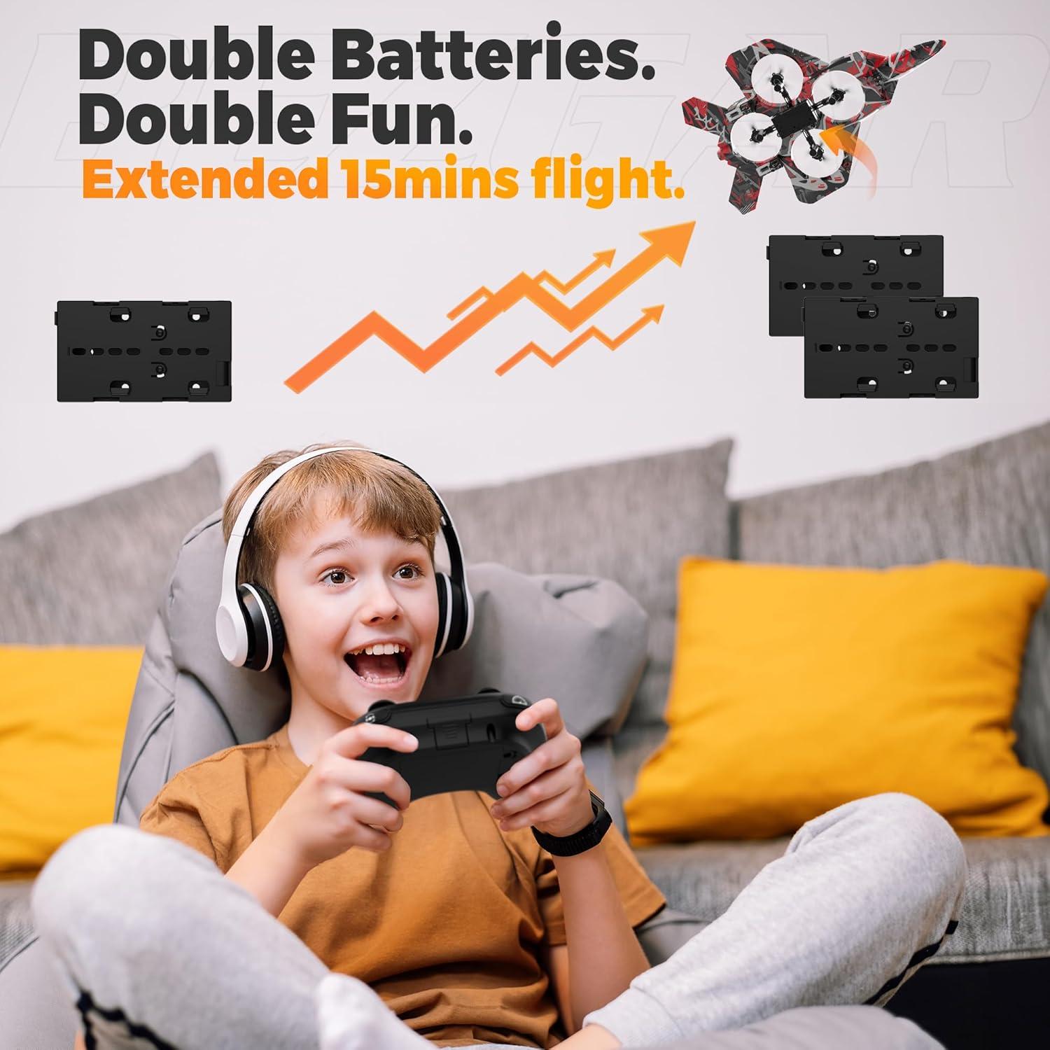 Dron Mini BEZGAR HQ057X Control Remoto Acrobacias 0.5kg