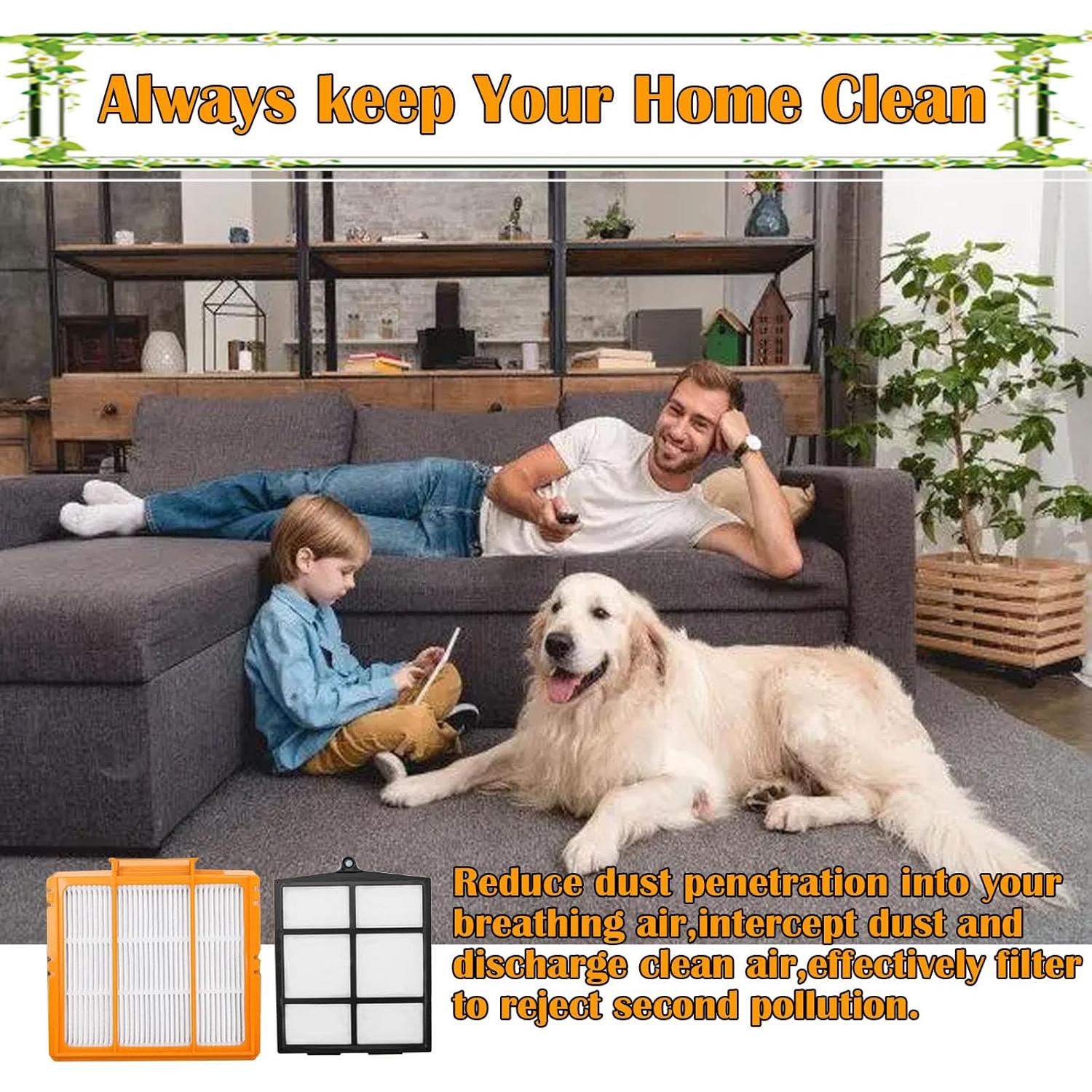 Filtros de Reemplazo HEPA y Pre-Motor Pdoucgia para Shark AV2501AE