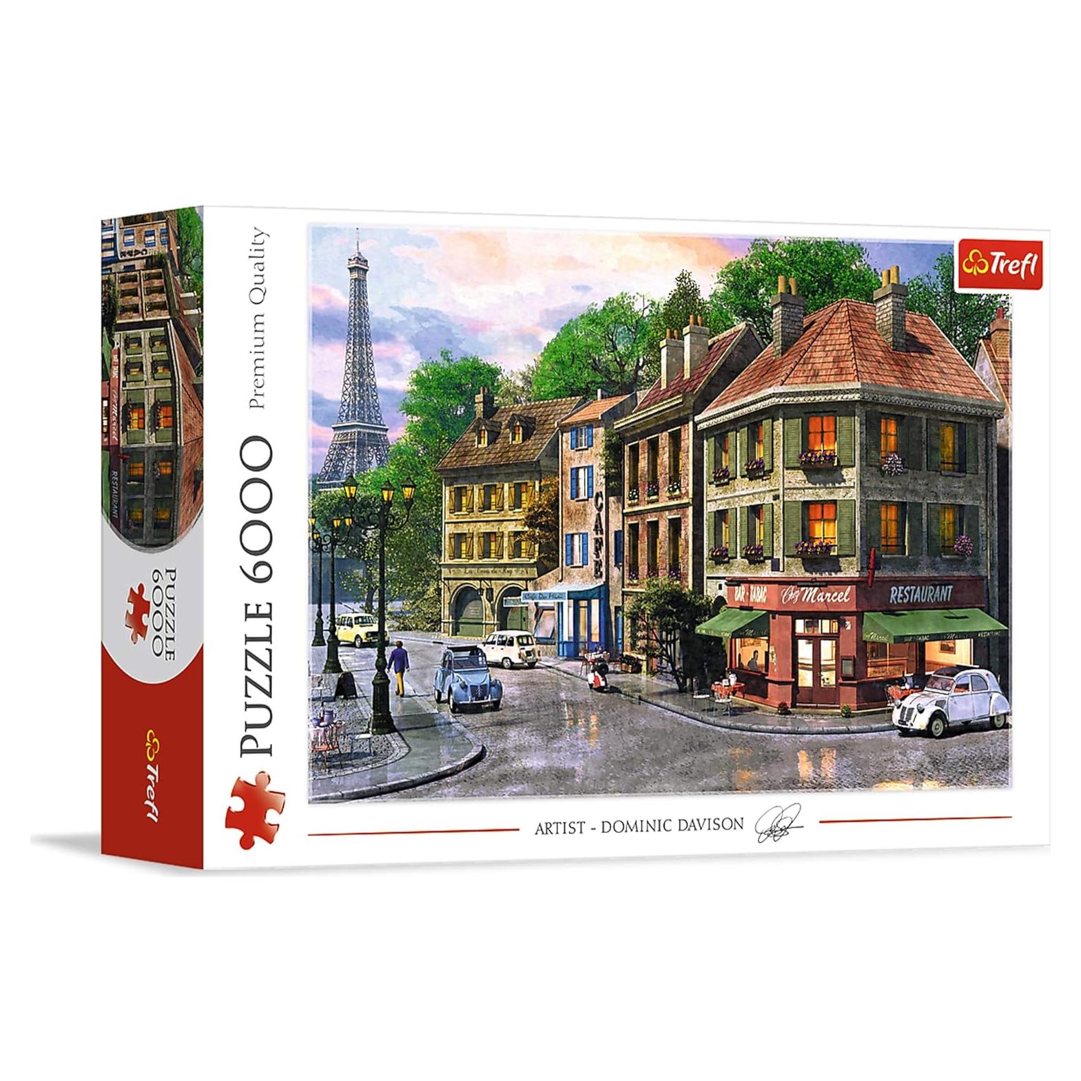 Rompecabezas Trefl Calle de París 6000 Piezas 139.7x96.5cm