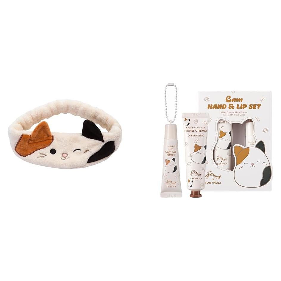 Diadema de Peluche TONYMOLY Cam el Gato + Set de Cuidado