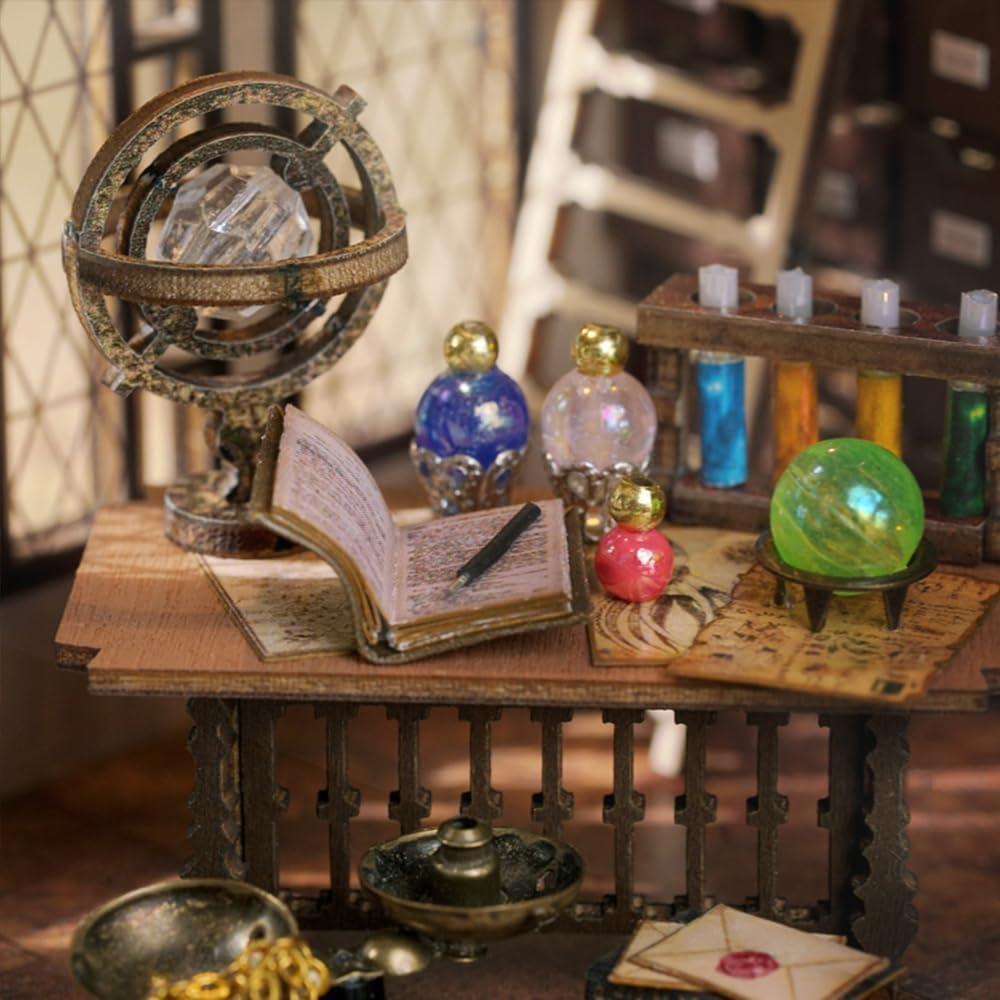 Kit de Mini Casa de Muñecas DIY Lannso con Cubierta Antipolvo