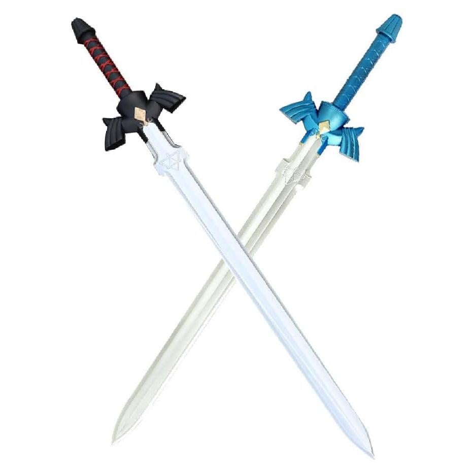 Espada de Espuma PU KinStore 79 cm Negra y Azul - Regalo