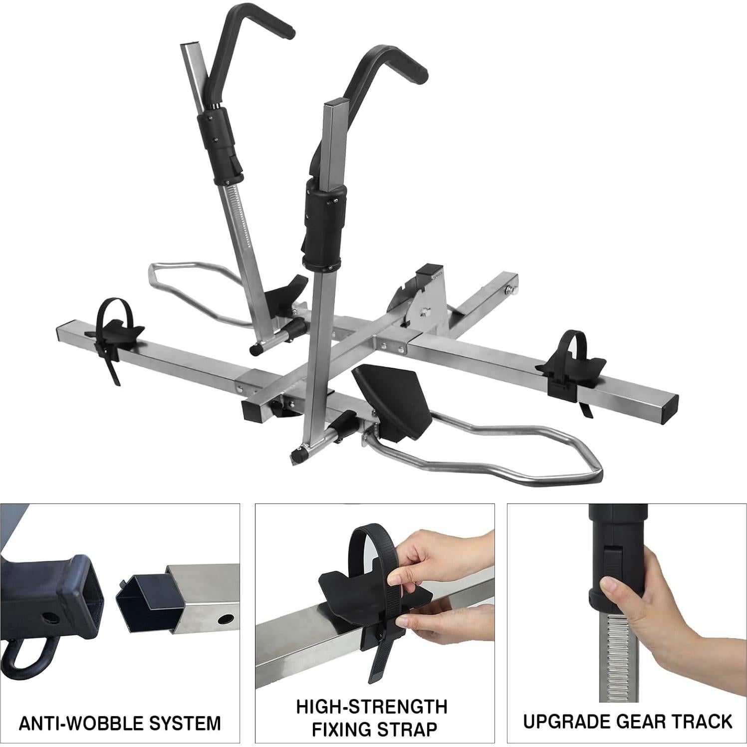 Soporte para Bicicletas Leader Accessories 2 Bicicletas 34 kg