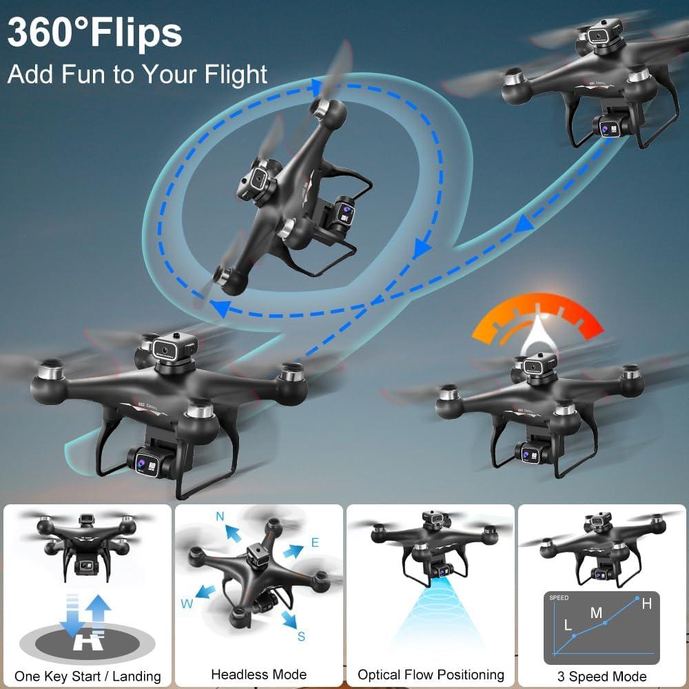 Dron FPV OBEST S116 con cámara HD 4K y evitación de obstáculos