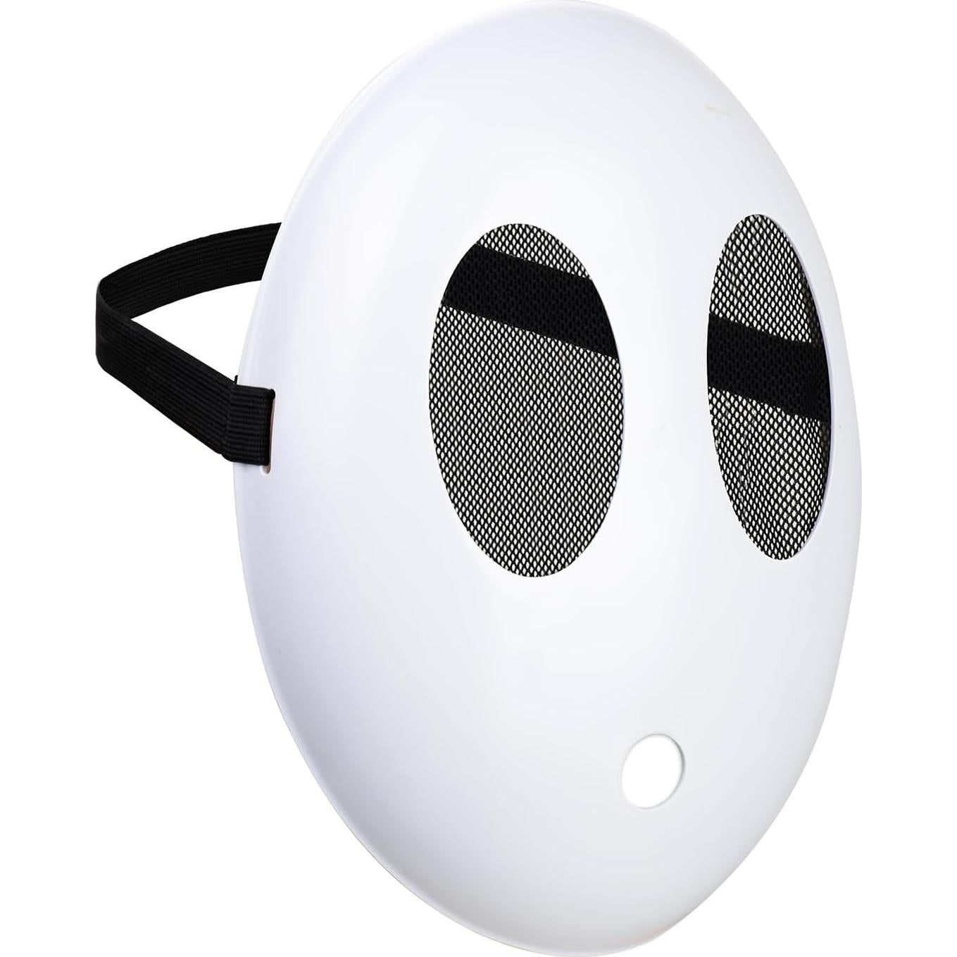 Máscara Monisorly Shy Guy Blanca de Halloween para Disfraz