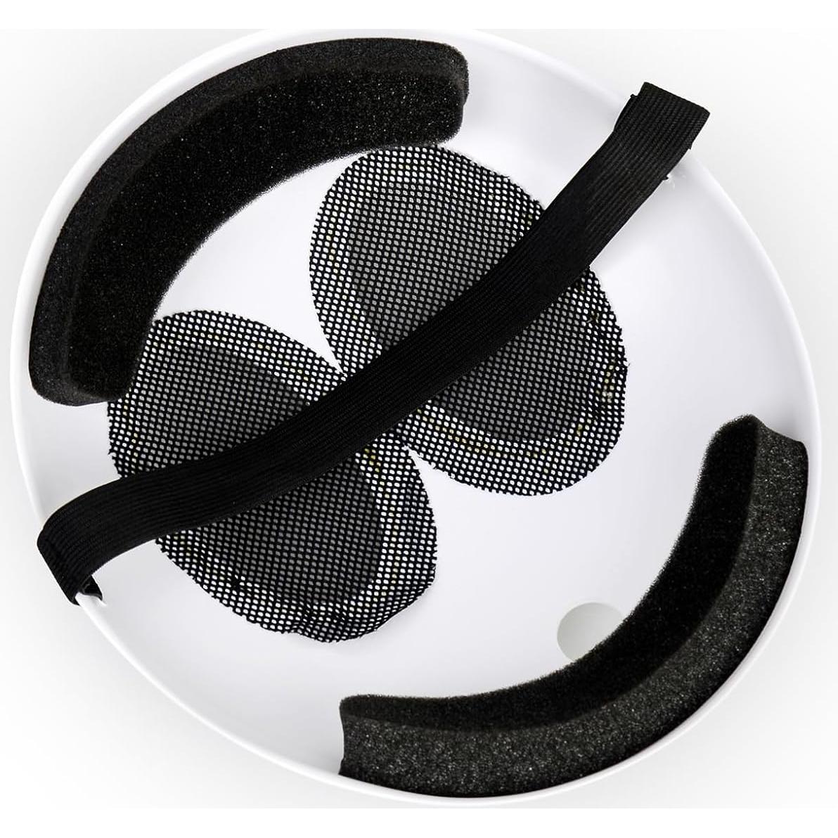 Máscara Monisorly Shy Guy Blanca de Halloween para Disfraz