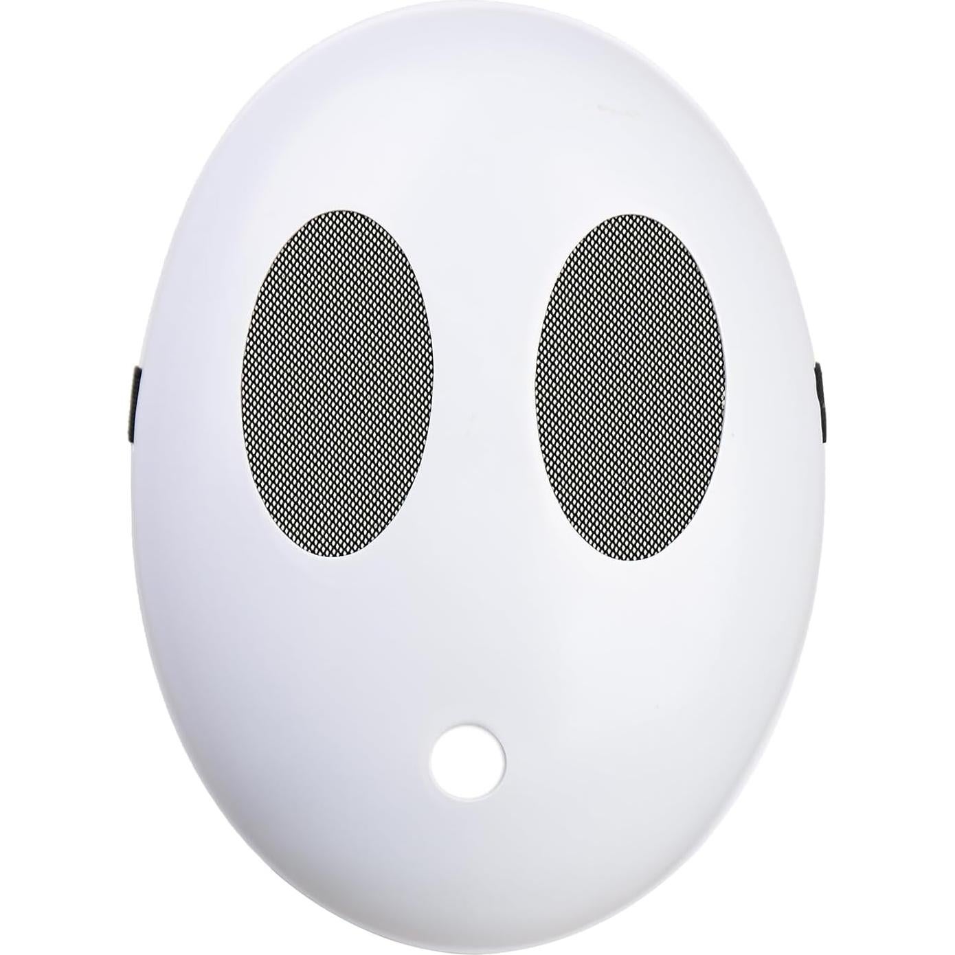 Máscara Monisorly Shy Guy Blanca de Halloween para Disfraz