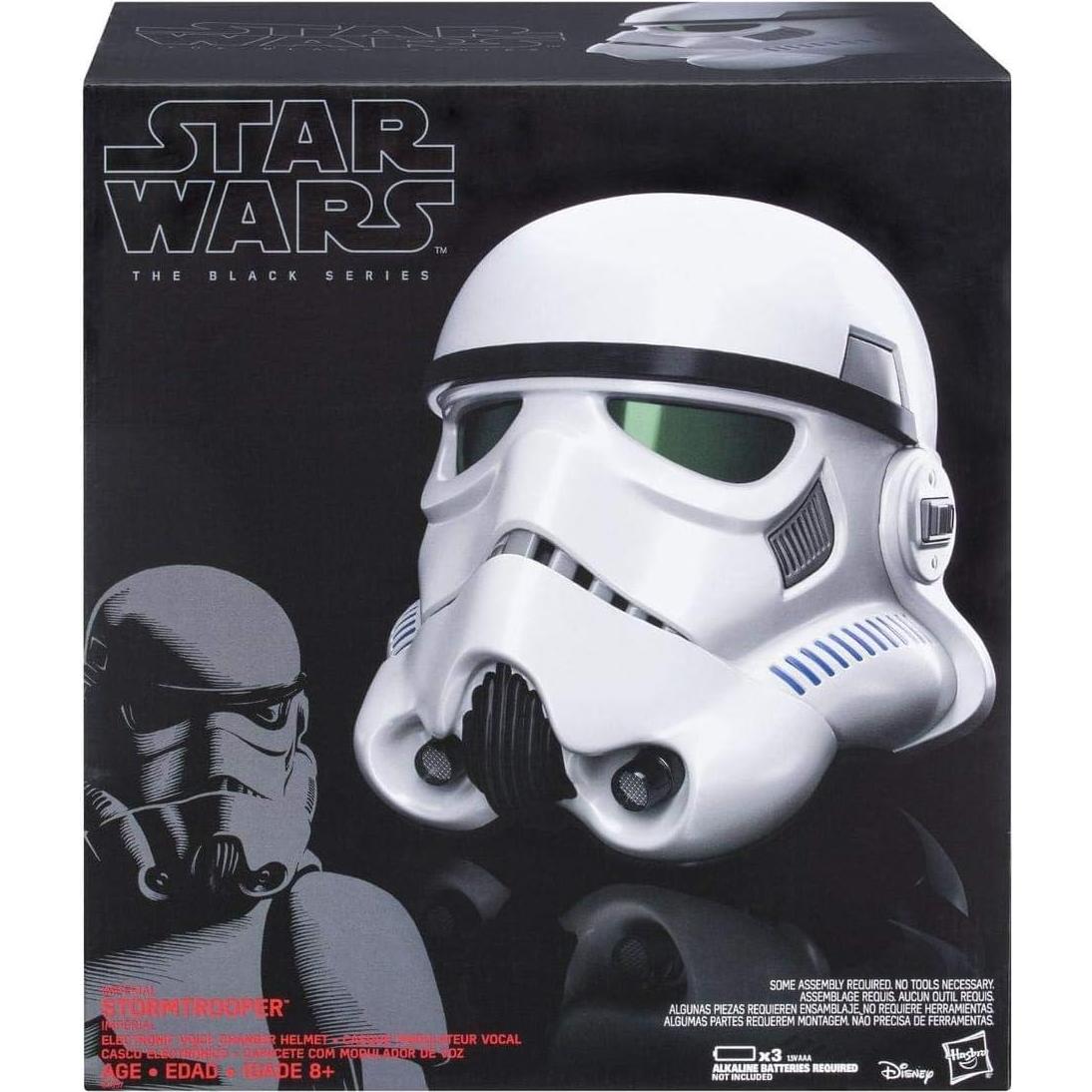 Casco Electrónico Stormtrooper Imperial Hasbro 27x31cm
