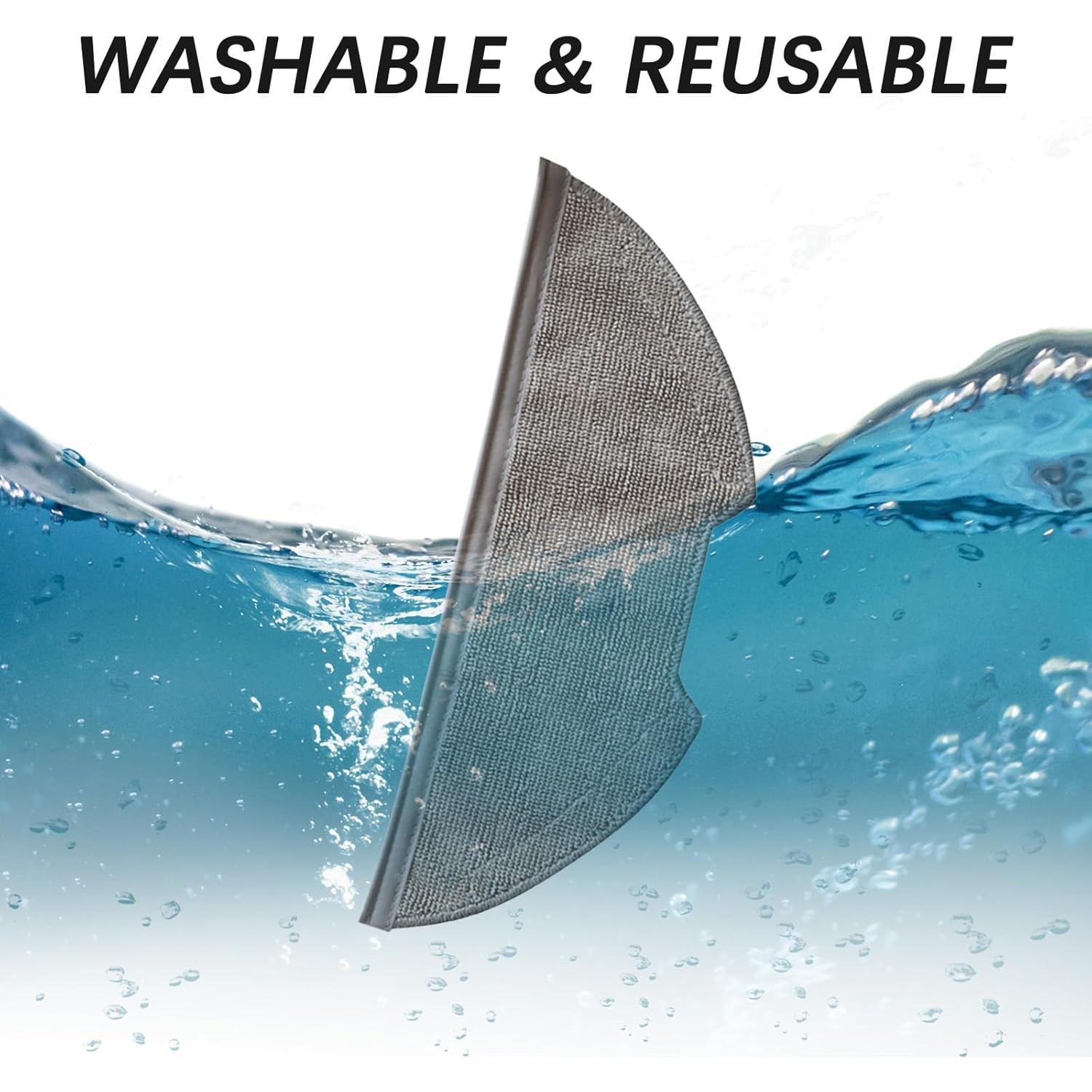 Paños de Microfibra SaferCCTV para Aspiradoras Robot 6 Pack