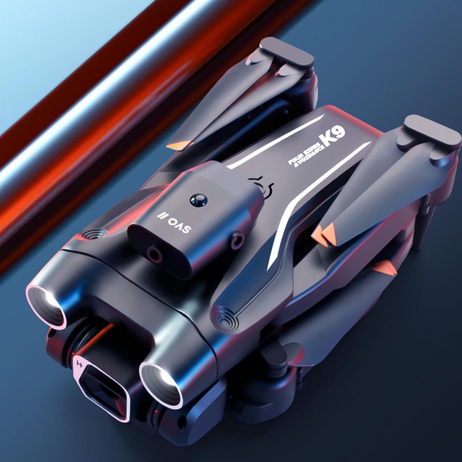 Dron Plegable Diyeeni con Cámara Dual 4K y Evitación de Obstáculos