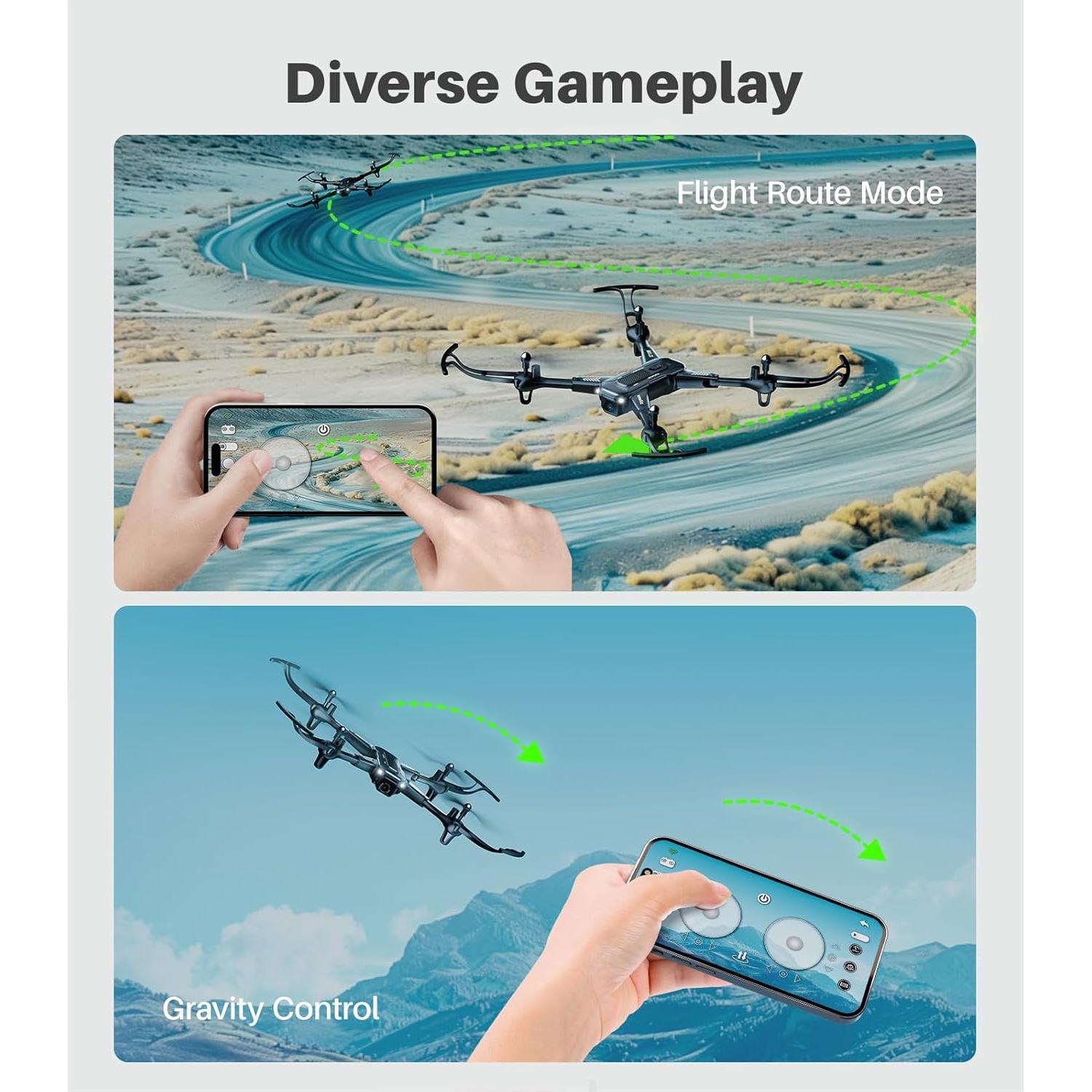 Drone SYMA X710W FPV HD 1080P con cámara y 24 min vuelo