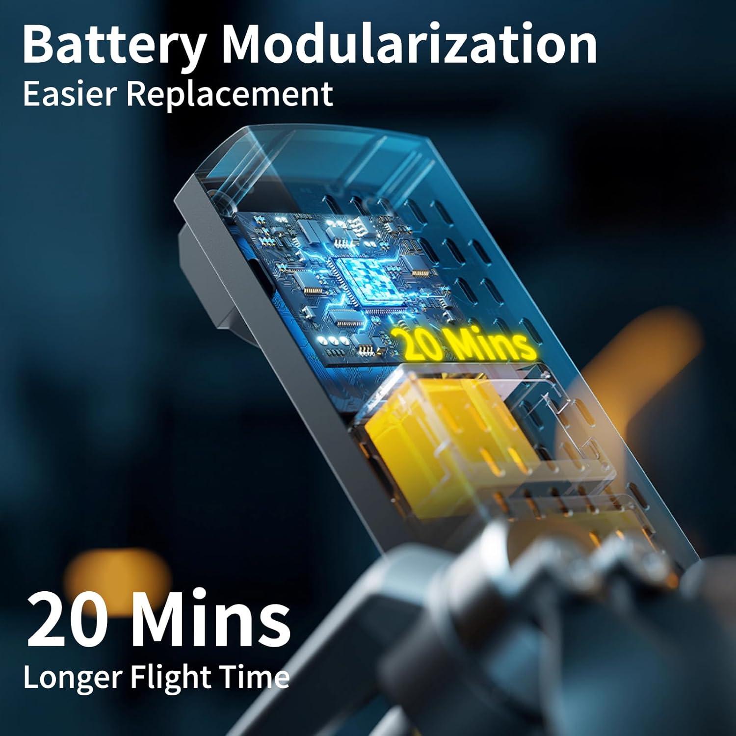 Drone F198 Suangrc con Cámara 720P HD, Plegable y Control Remoto