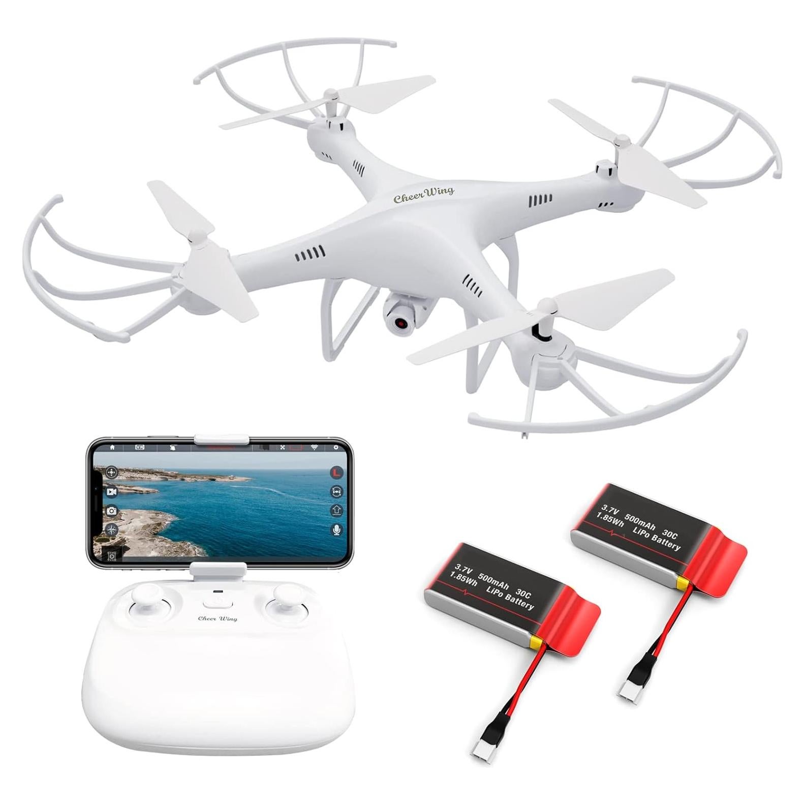 Dron RC Cheerwing CW4 con Cámara HD 720P para Niños y Adultos